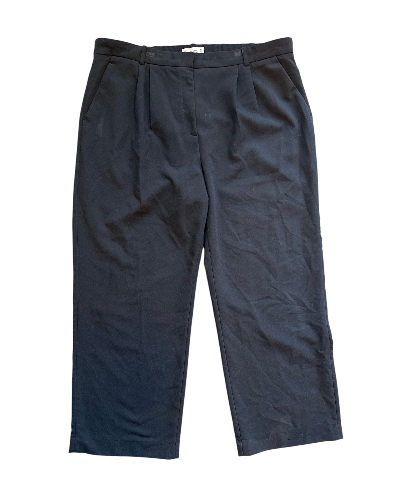 black abercrombie sloane tailored pant, 20r