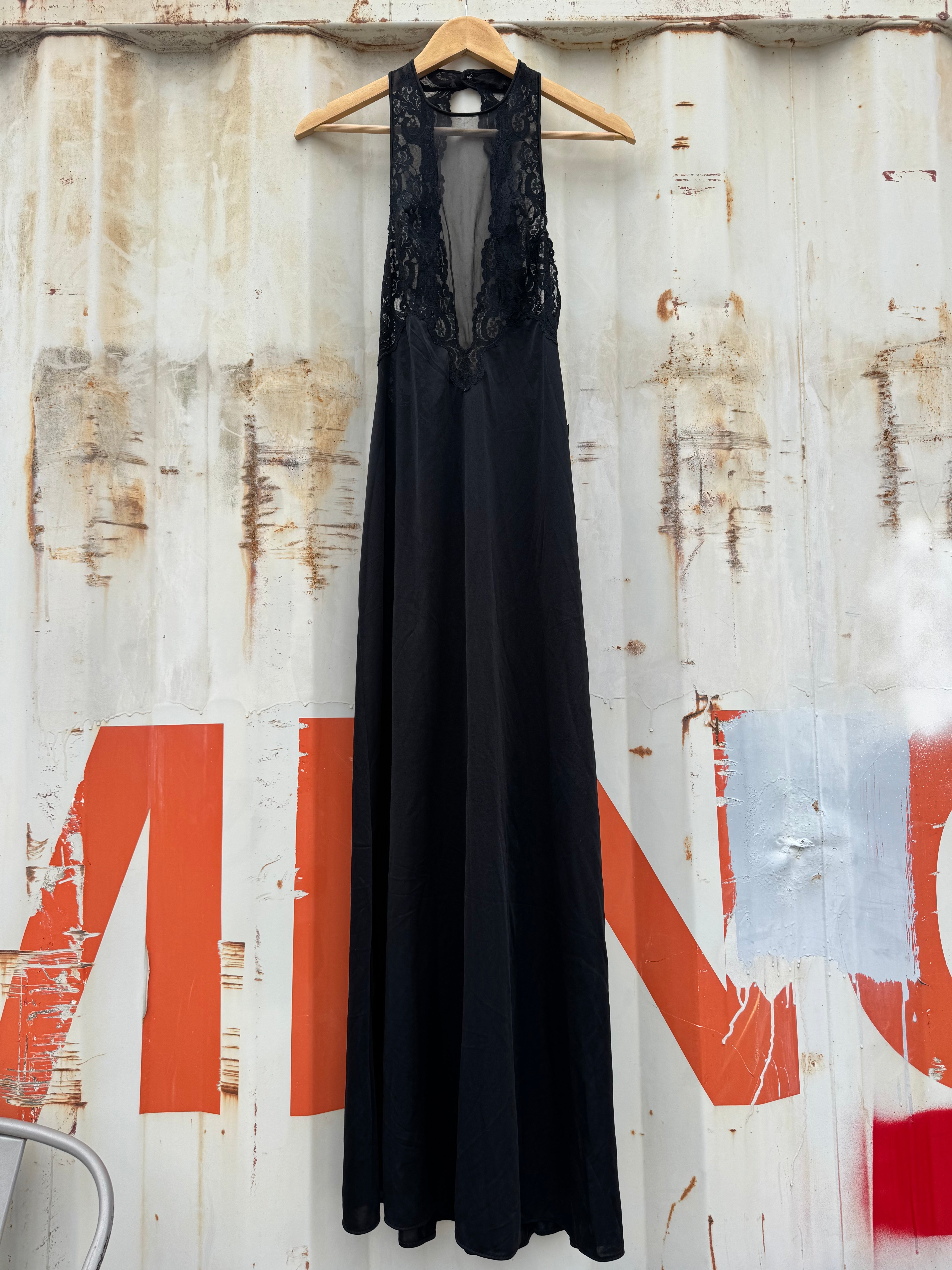 Black  Lacey lingerie maxi dress