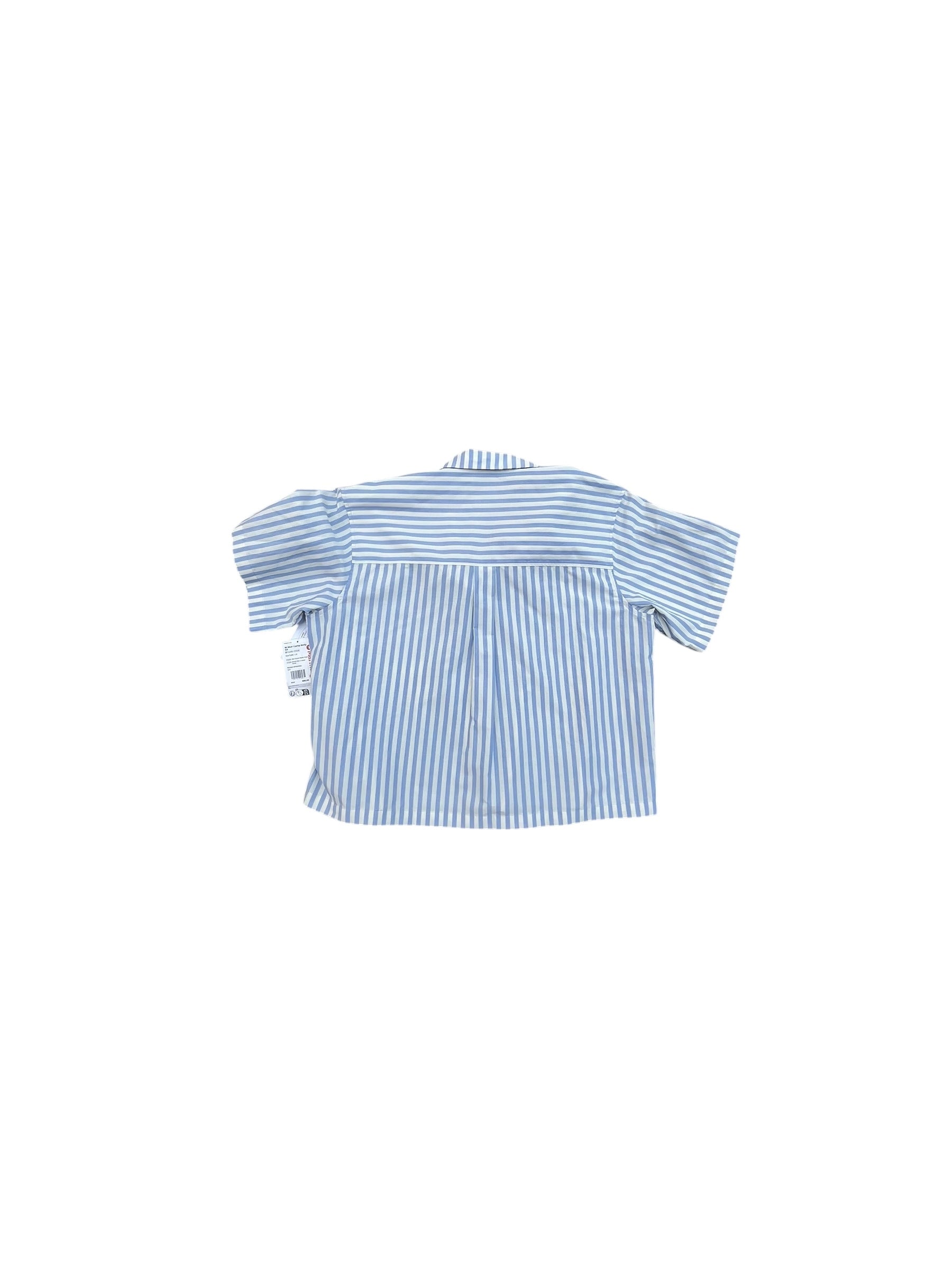 blue white Marmot striped short sleeve, L