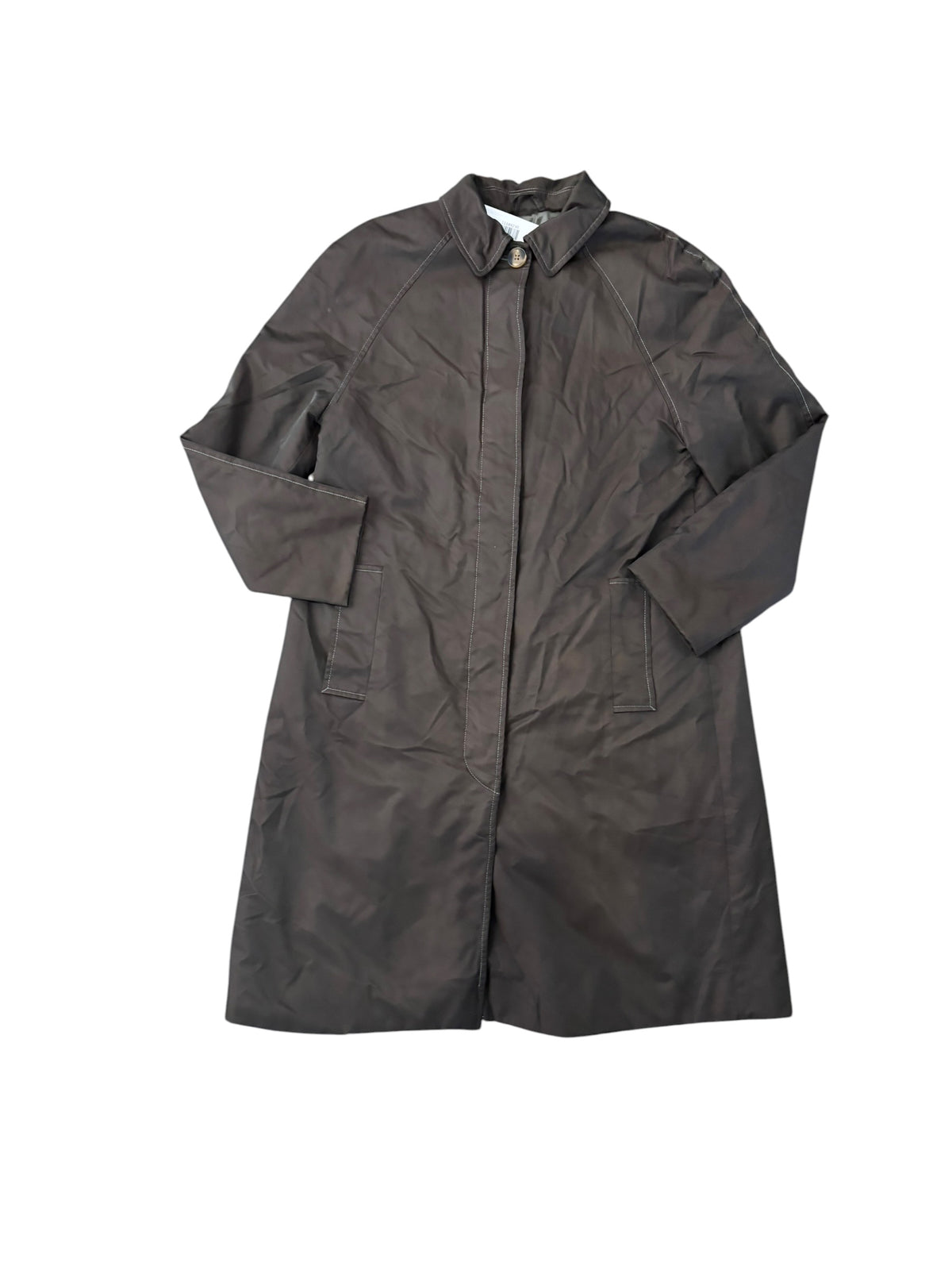 brown john lewis windbreaker long coat, 8