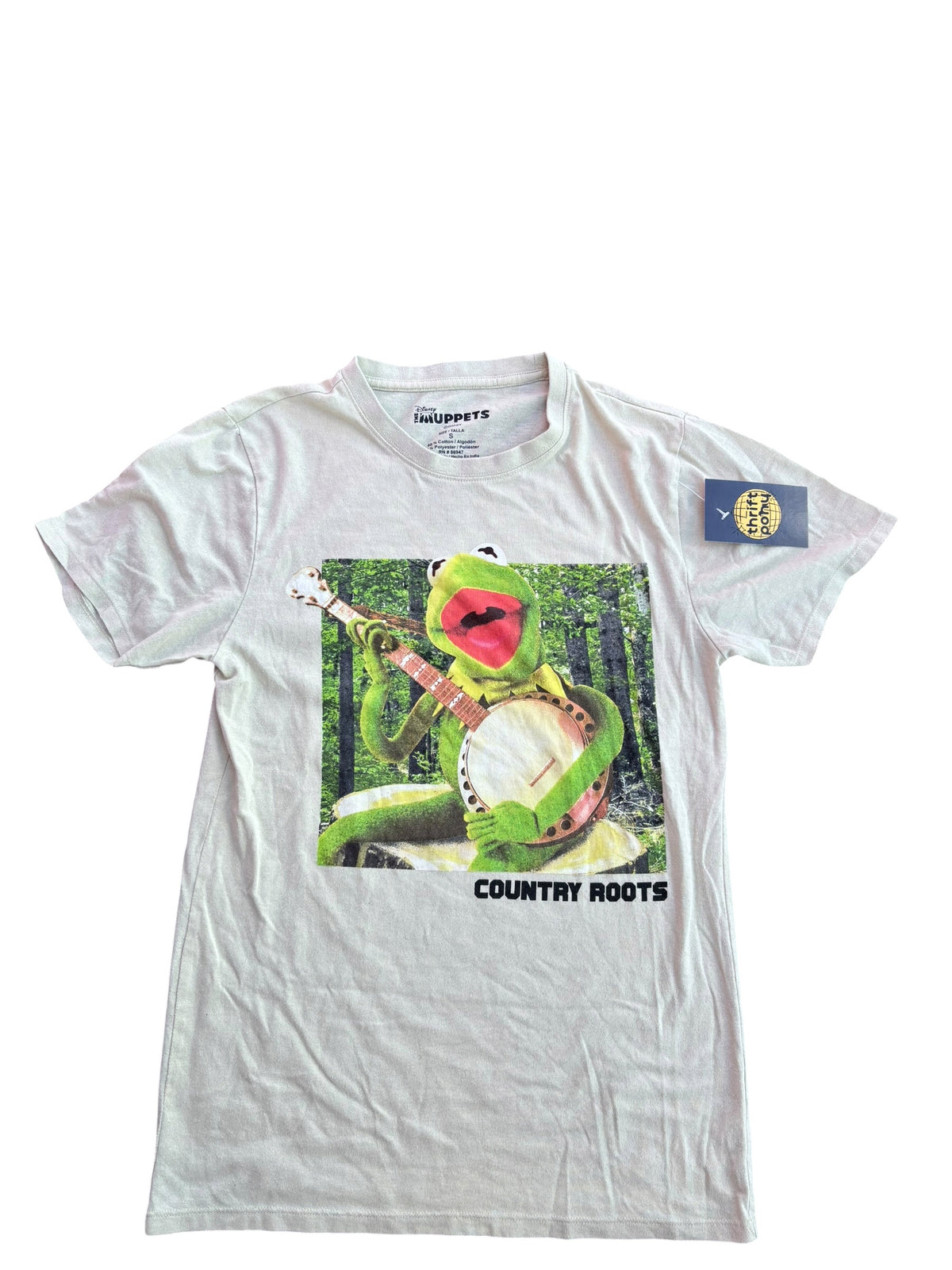 beige muppets kermit tee, s