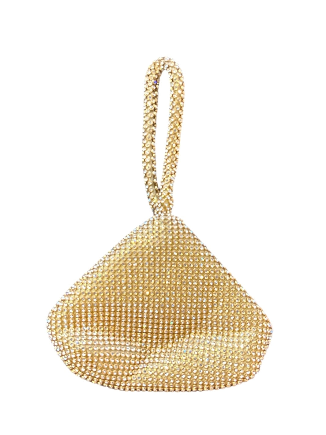 gold  gold gemstone mini bag