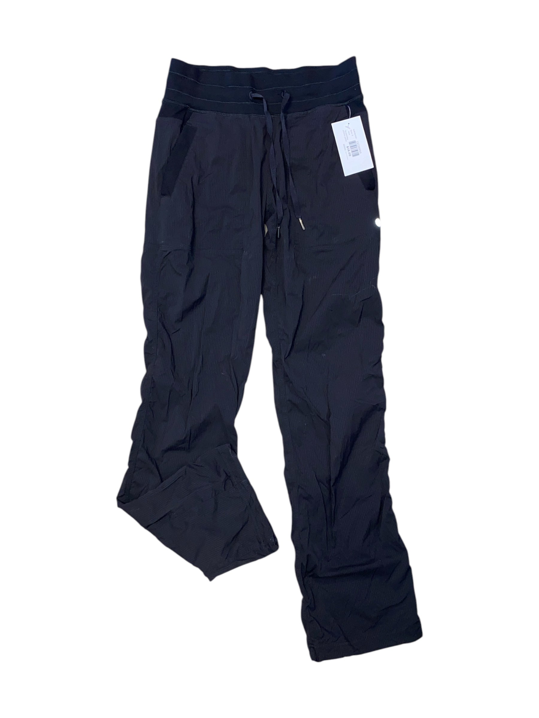 Black Lululemon Drawstring athletic pants, 4