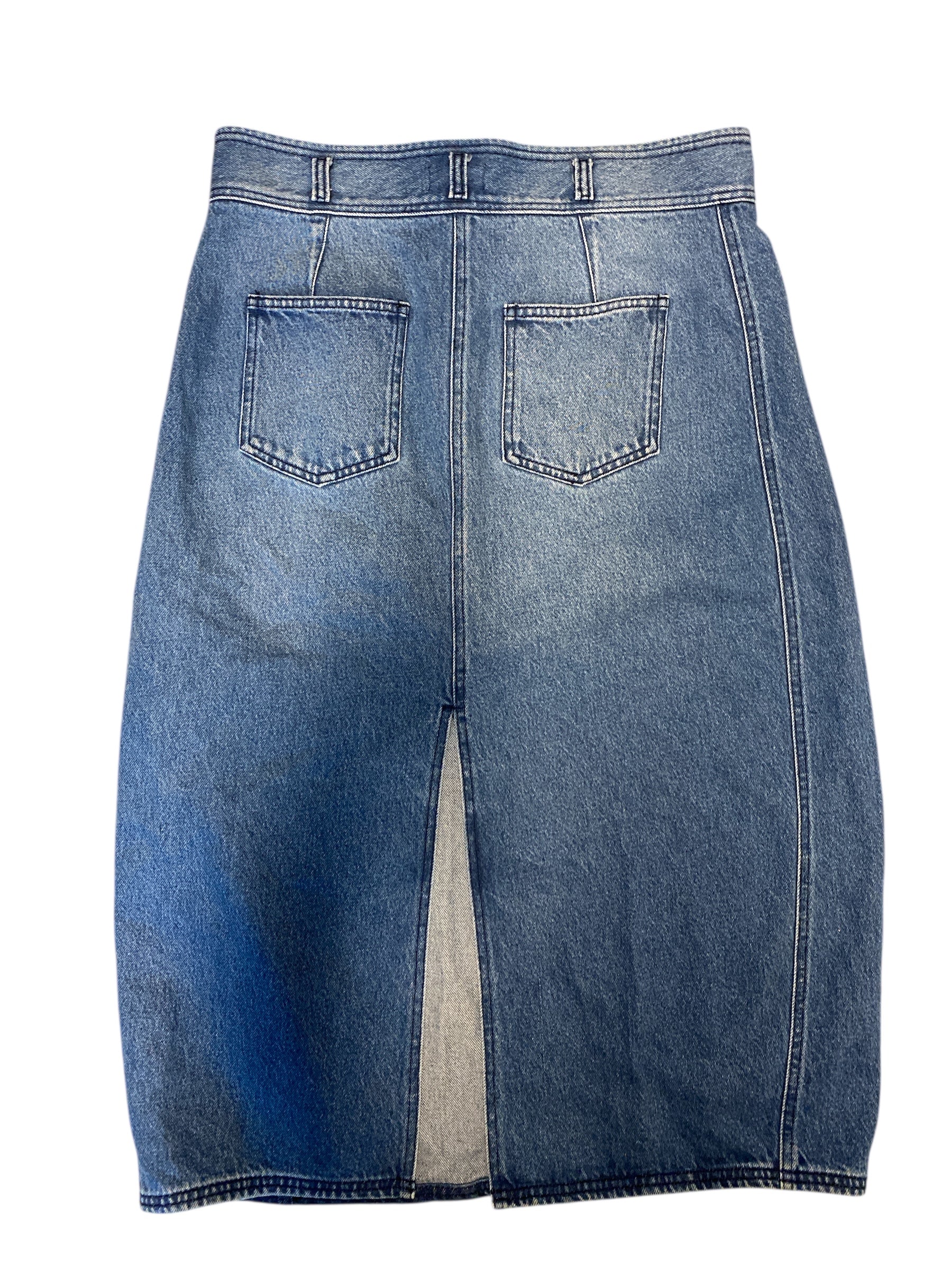 light denim pilcro midi skirt, 16P