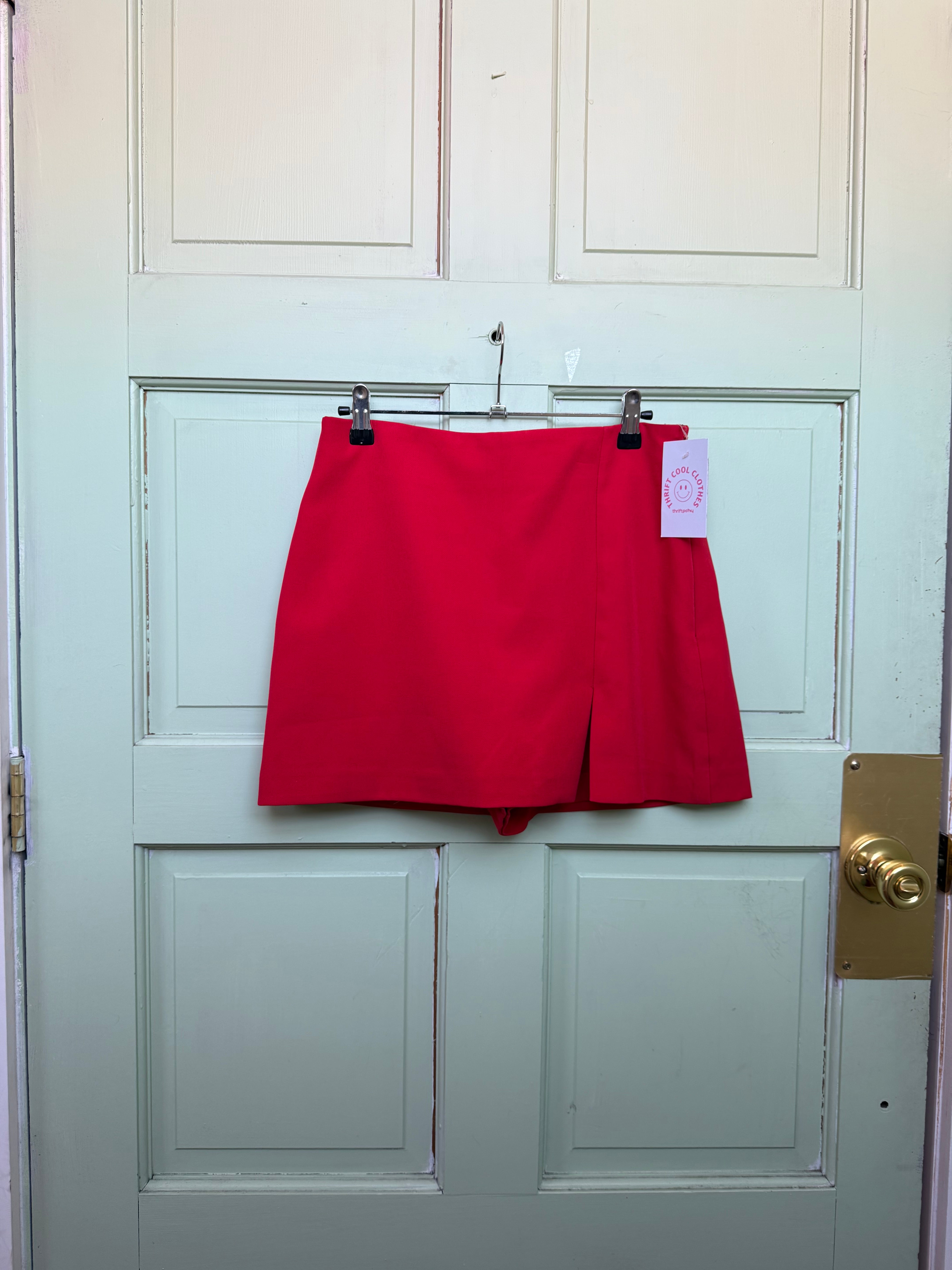 red anna rae Mini skirt, m