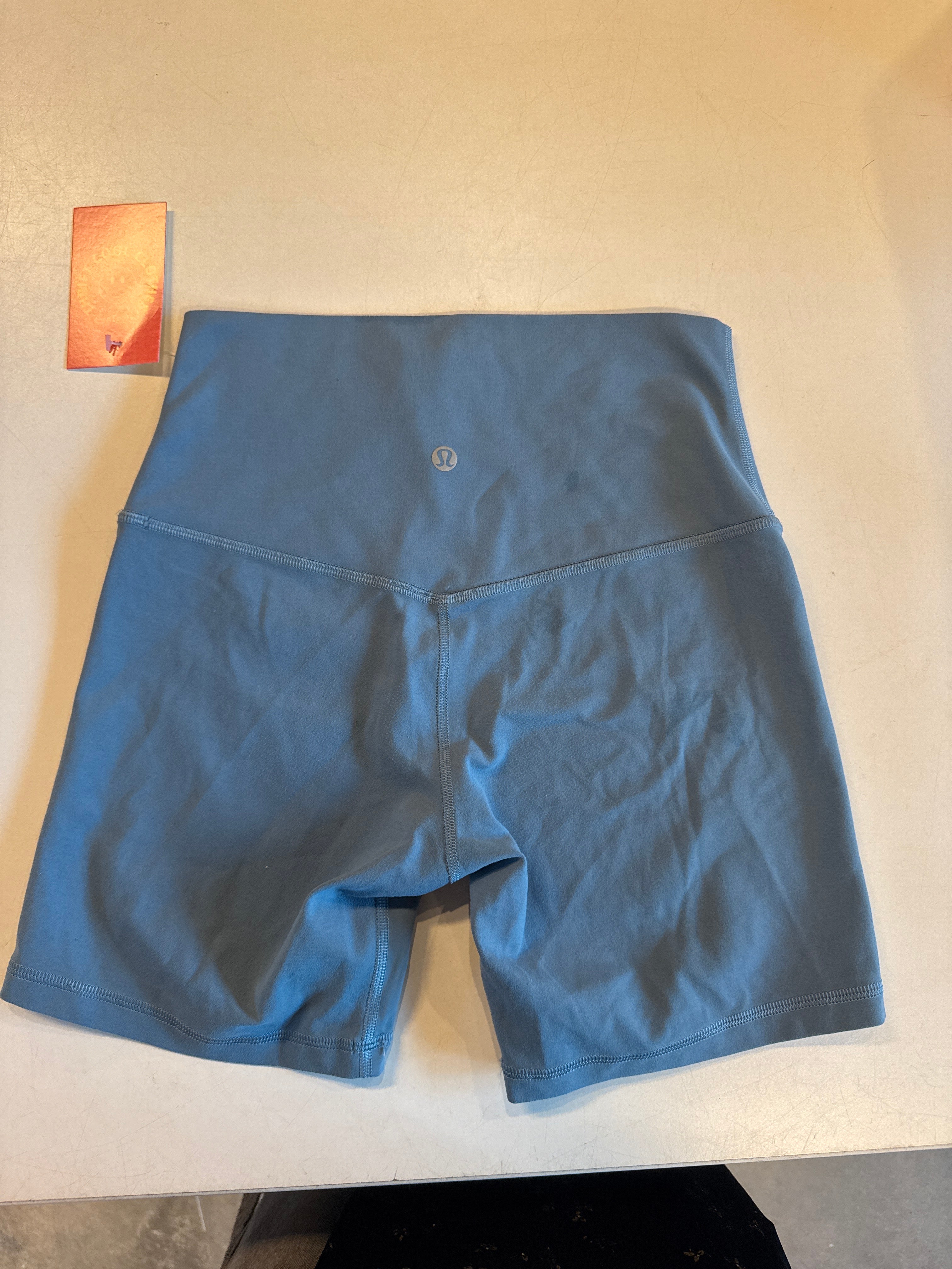 blue lululemon bike shorts, 2