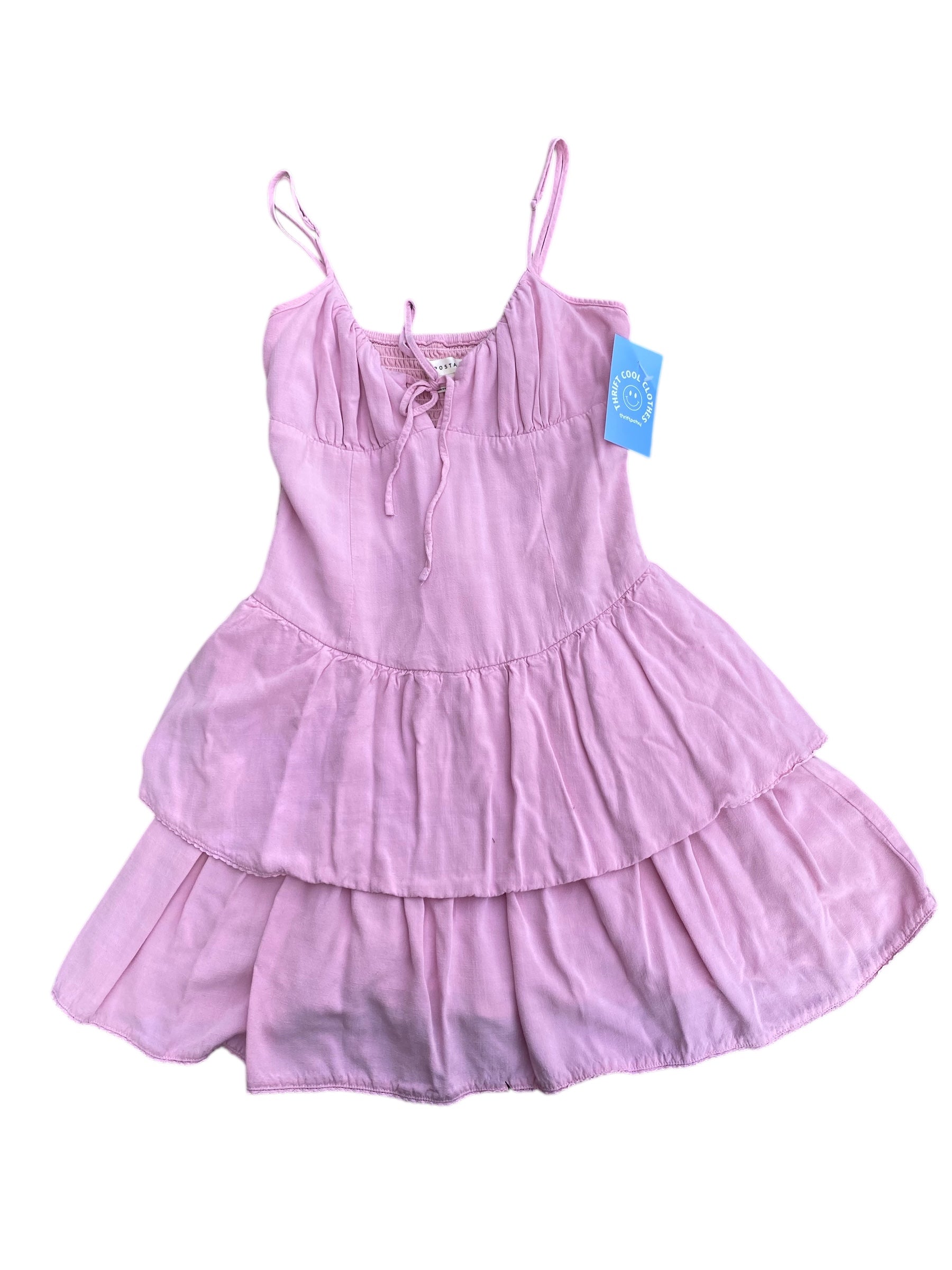 Pink Areopostale Layered bustier mini dress, Xs