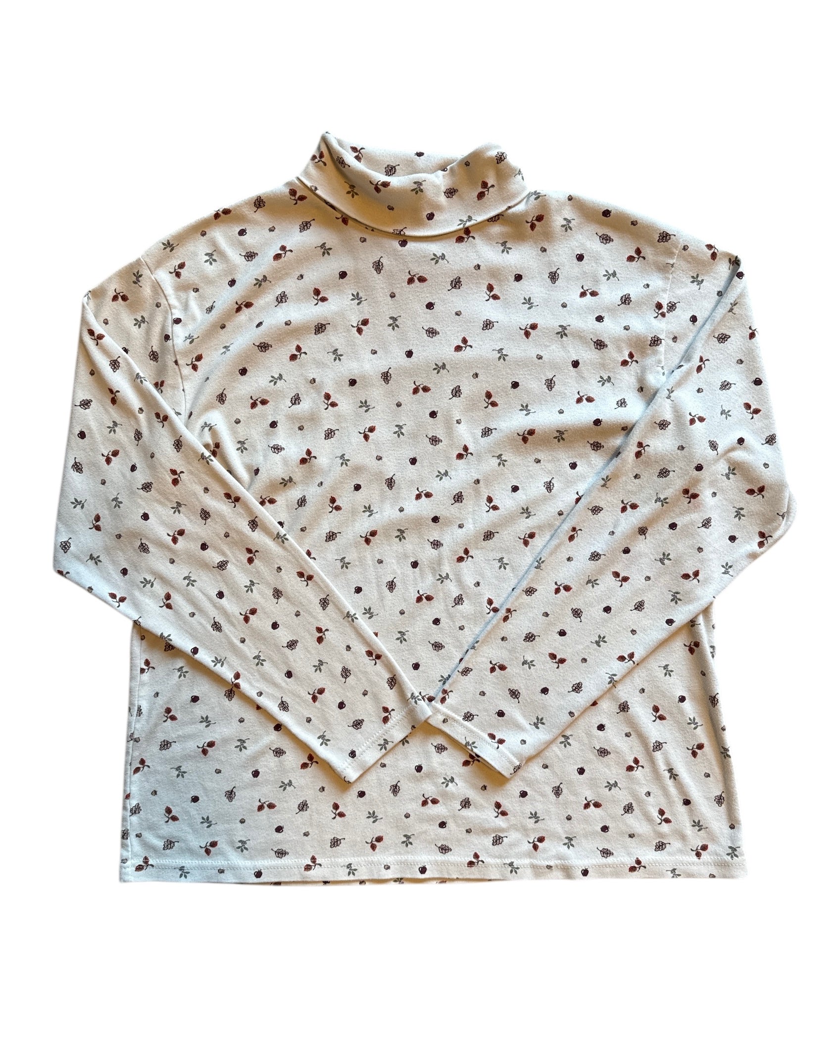 White orange Bobbie brooks Acorn turtleneck, Xl