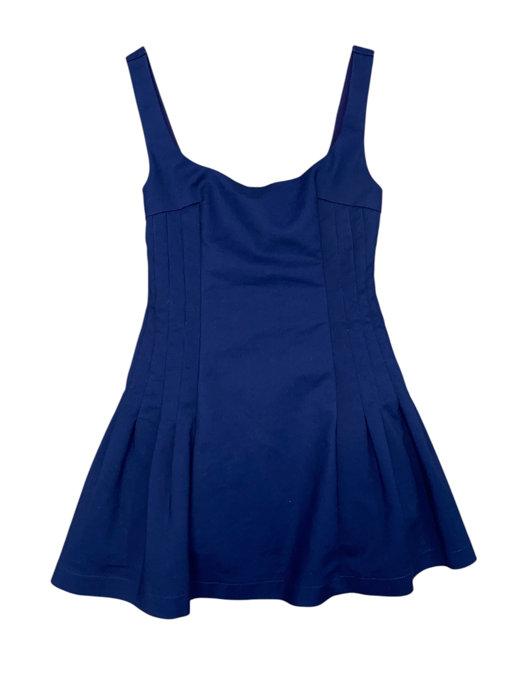 blue Olivaceous structured tank dress, S