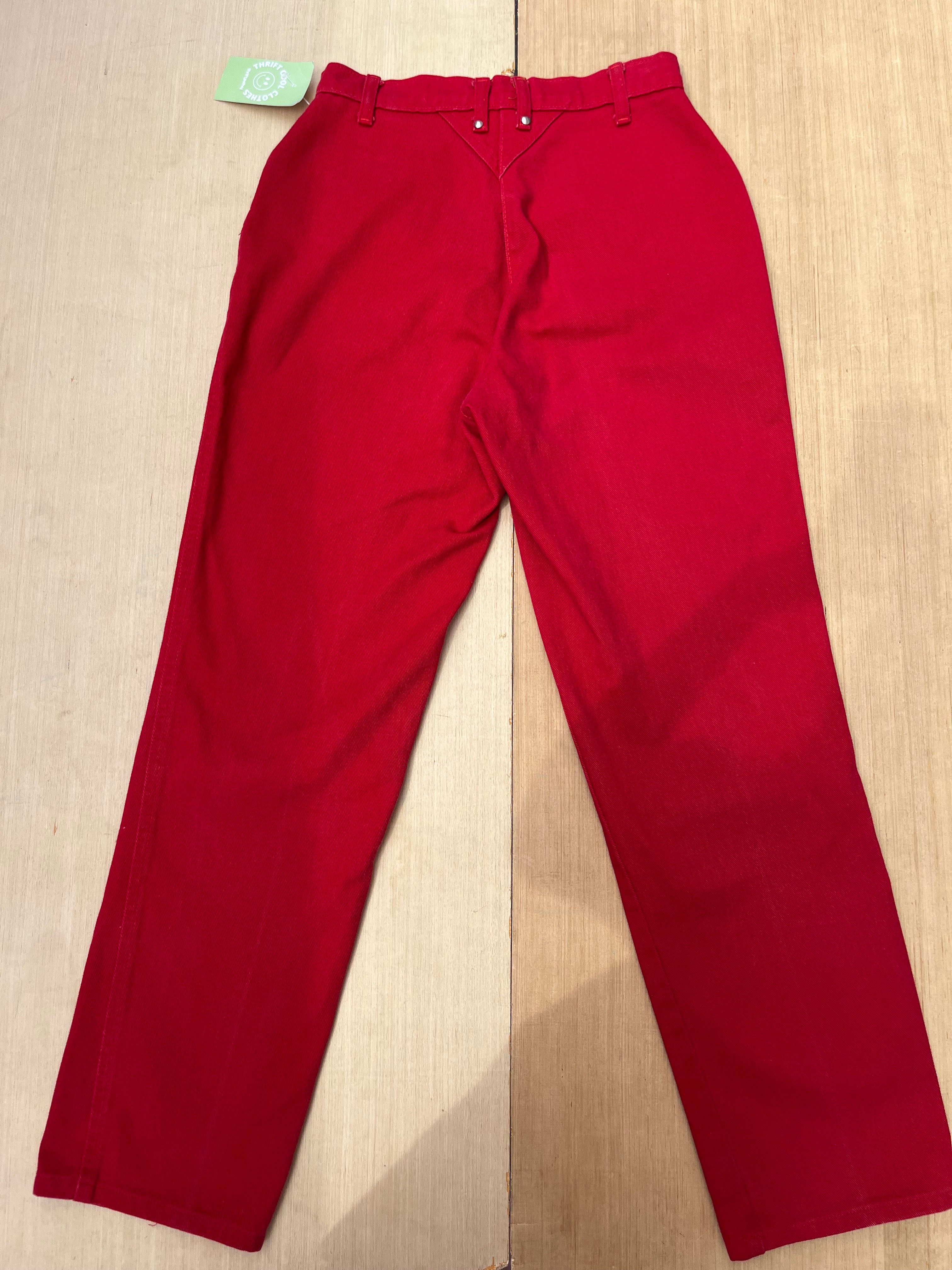 red roper vintage womens jeans, 7/8 (fits like 4-6)