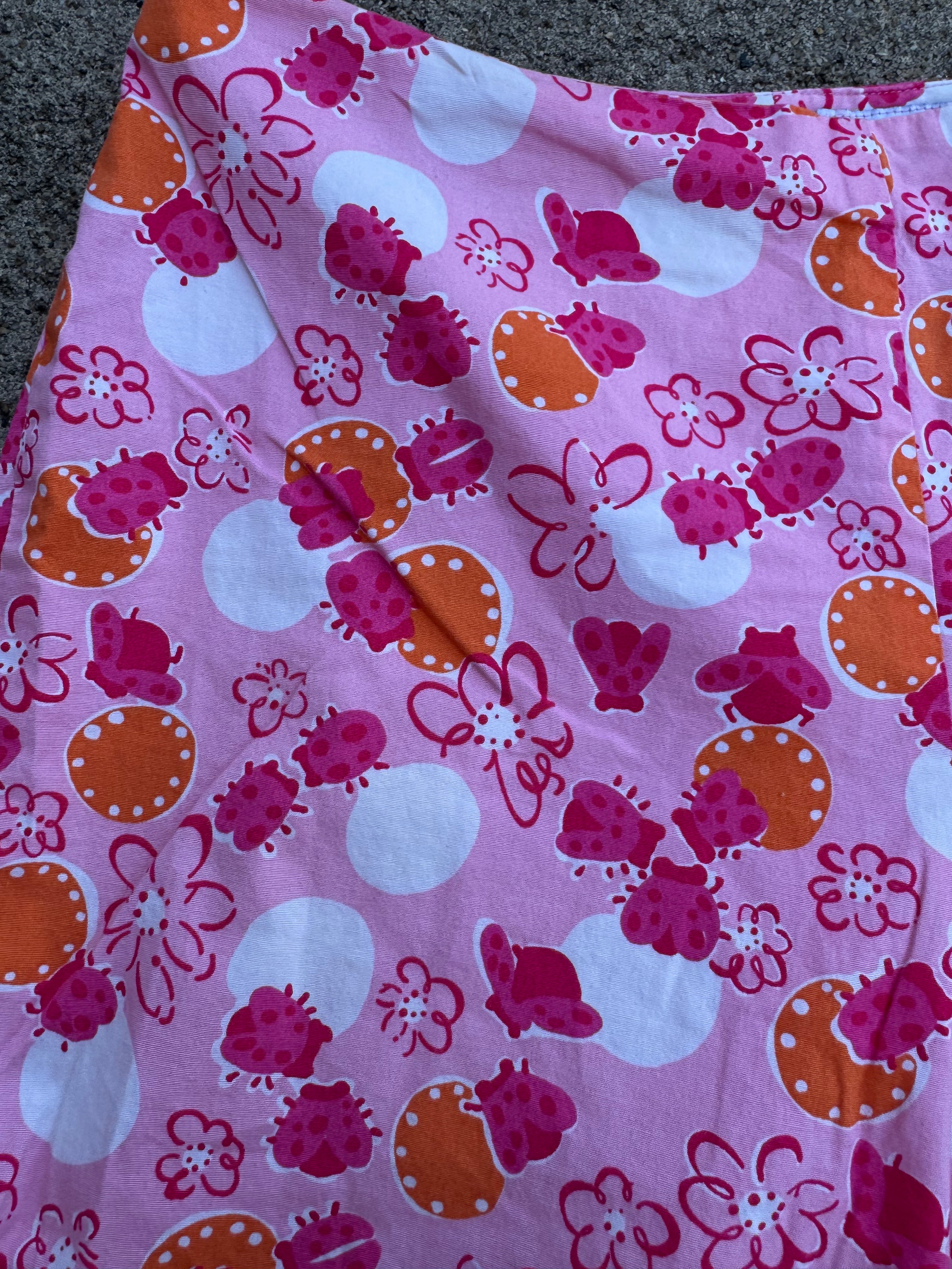 pink orange lilly pulitzer ladybug short, 8
