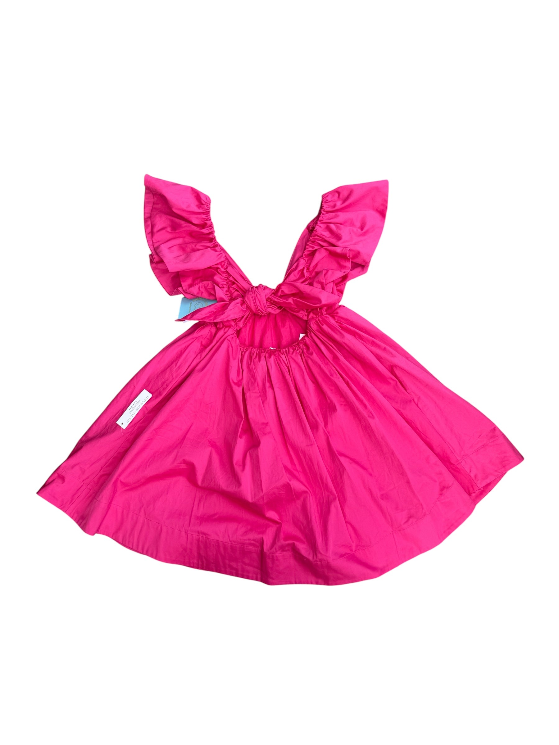 Pink For love and lemons NWT ruffle babydoll dress, S