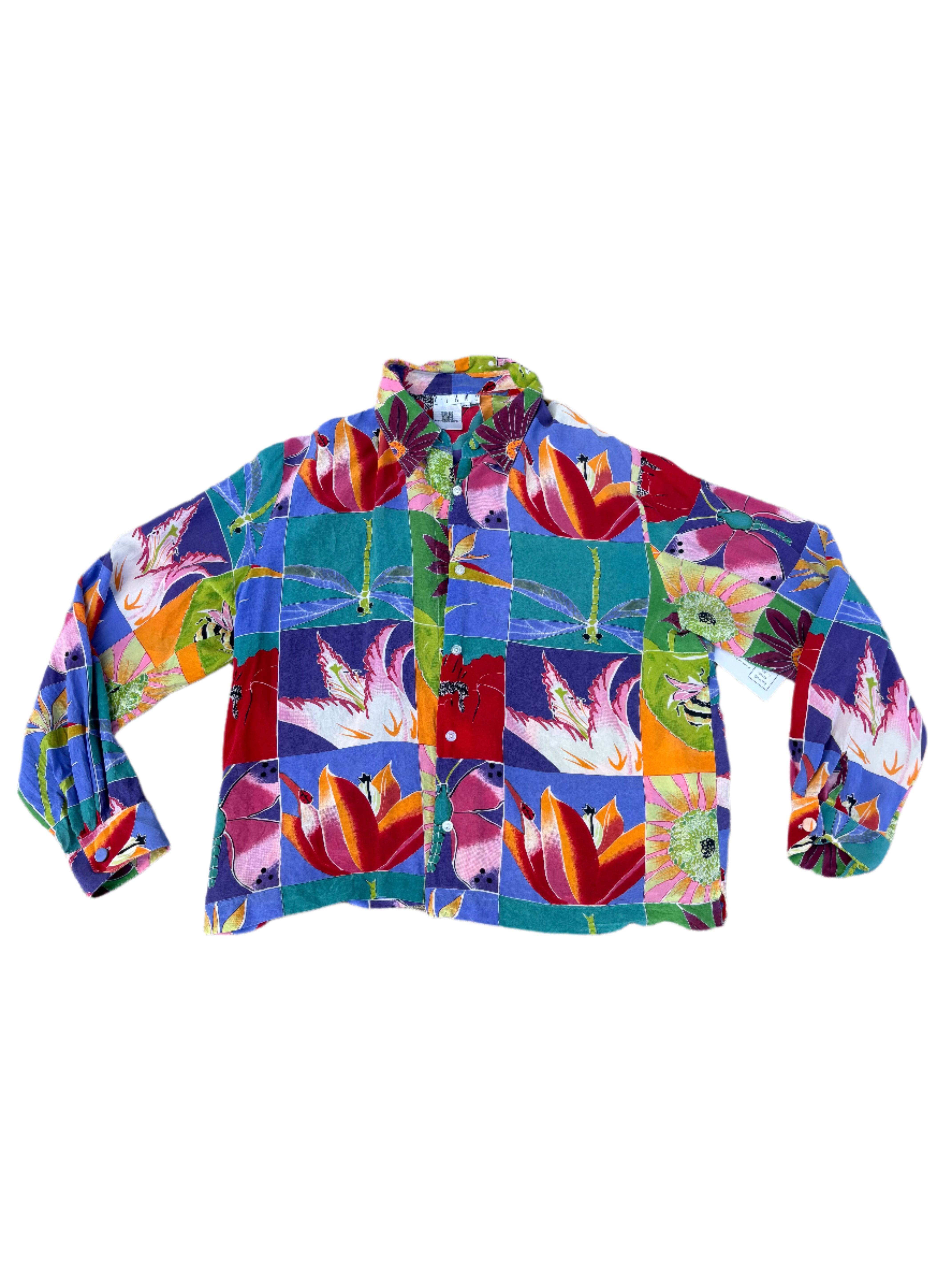 multi Piano long sleeve top, XL