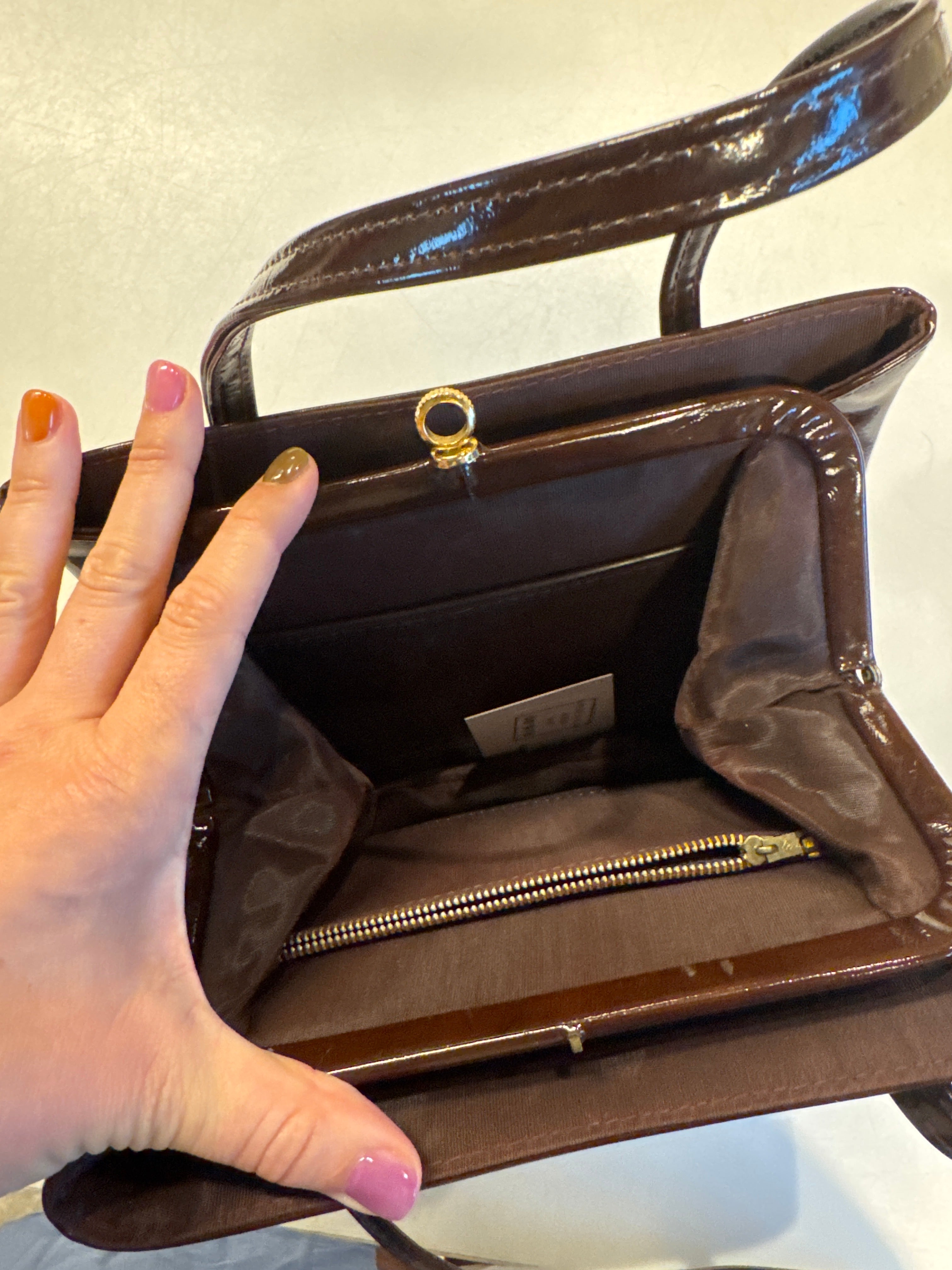 maroon  vtg purse