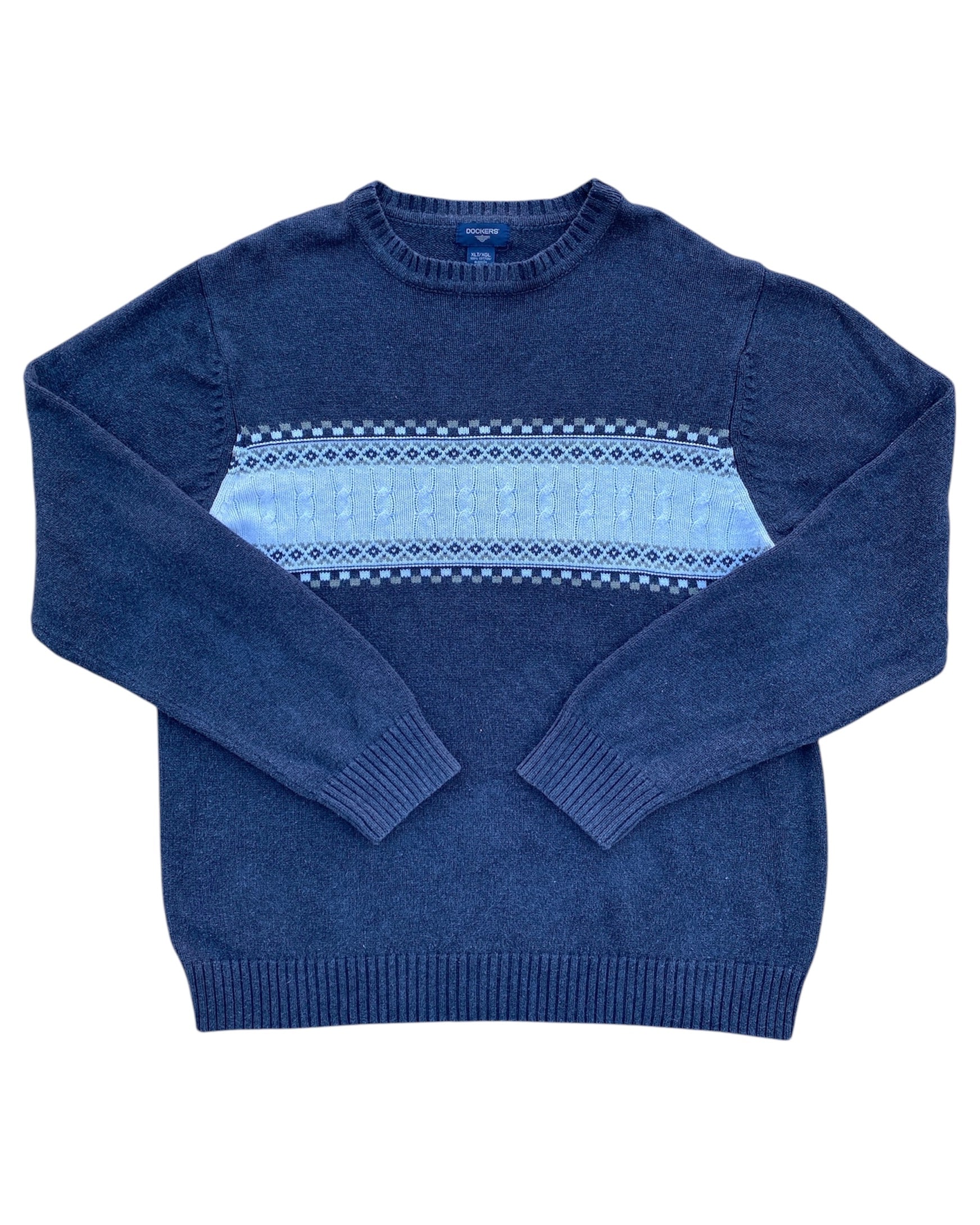 grey Dockers crewneck sweater, xlt