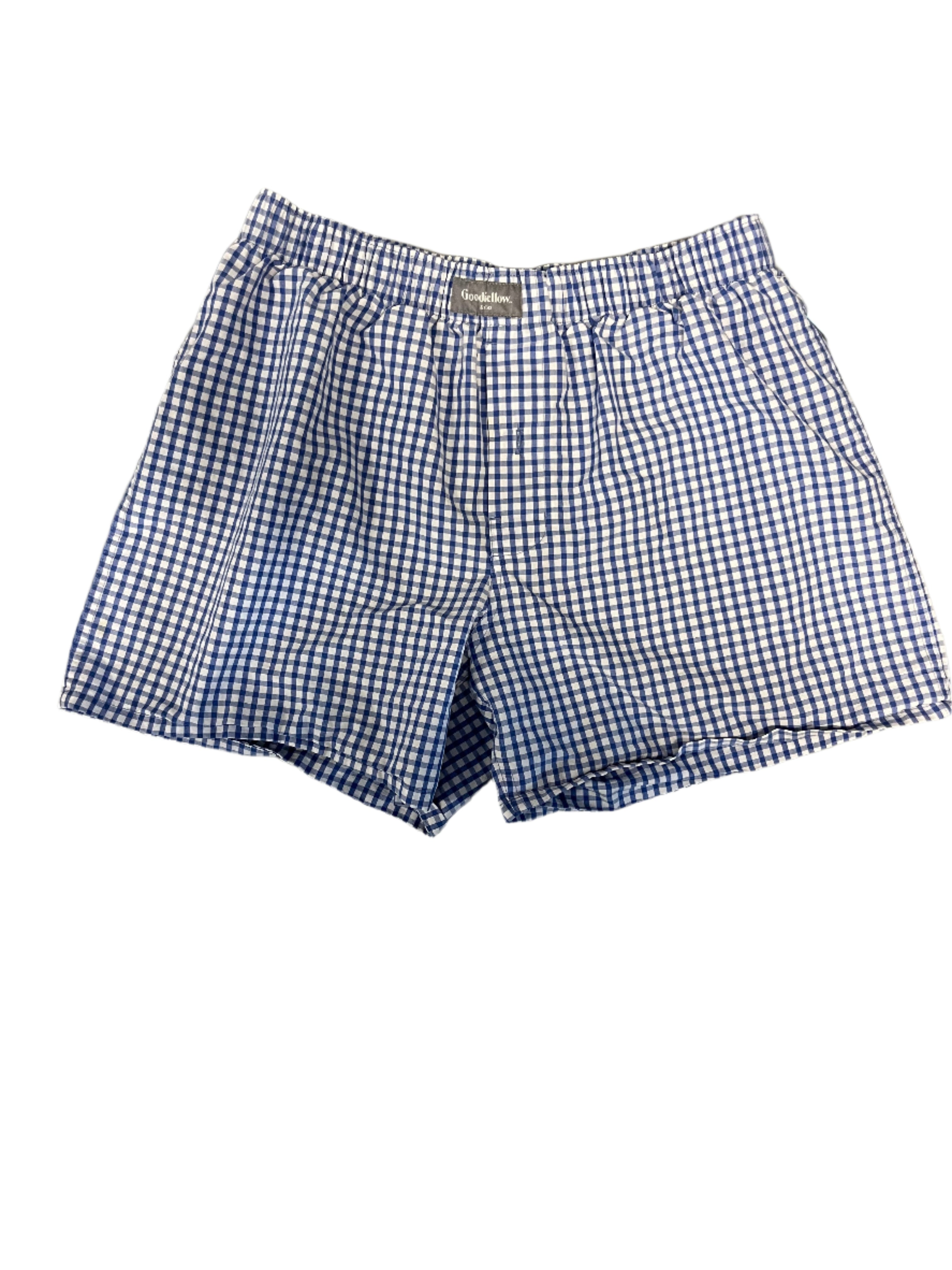 blue white goodfellow boxer shorts, m