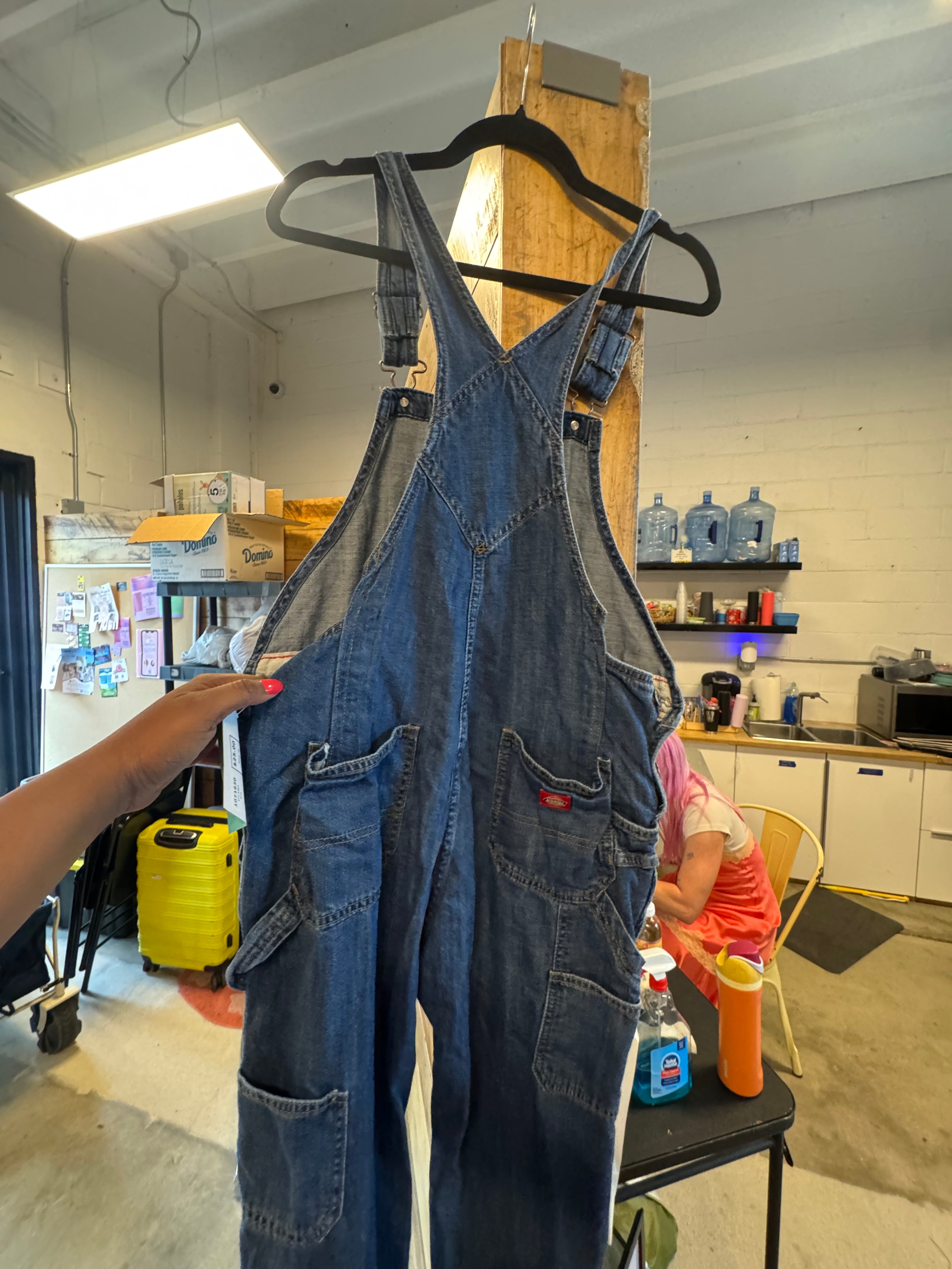 blue Dickies Overalls, M