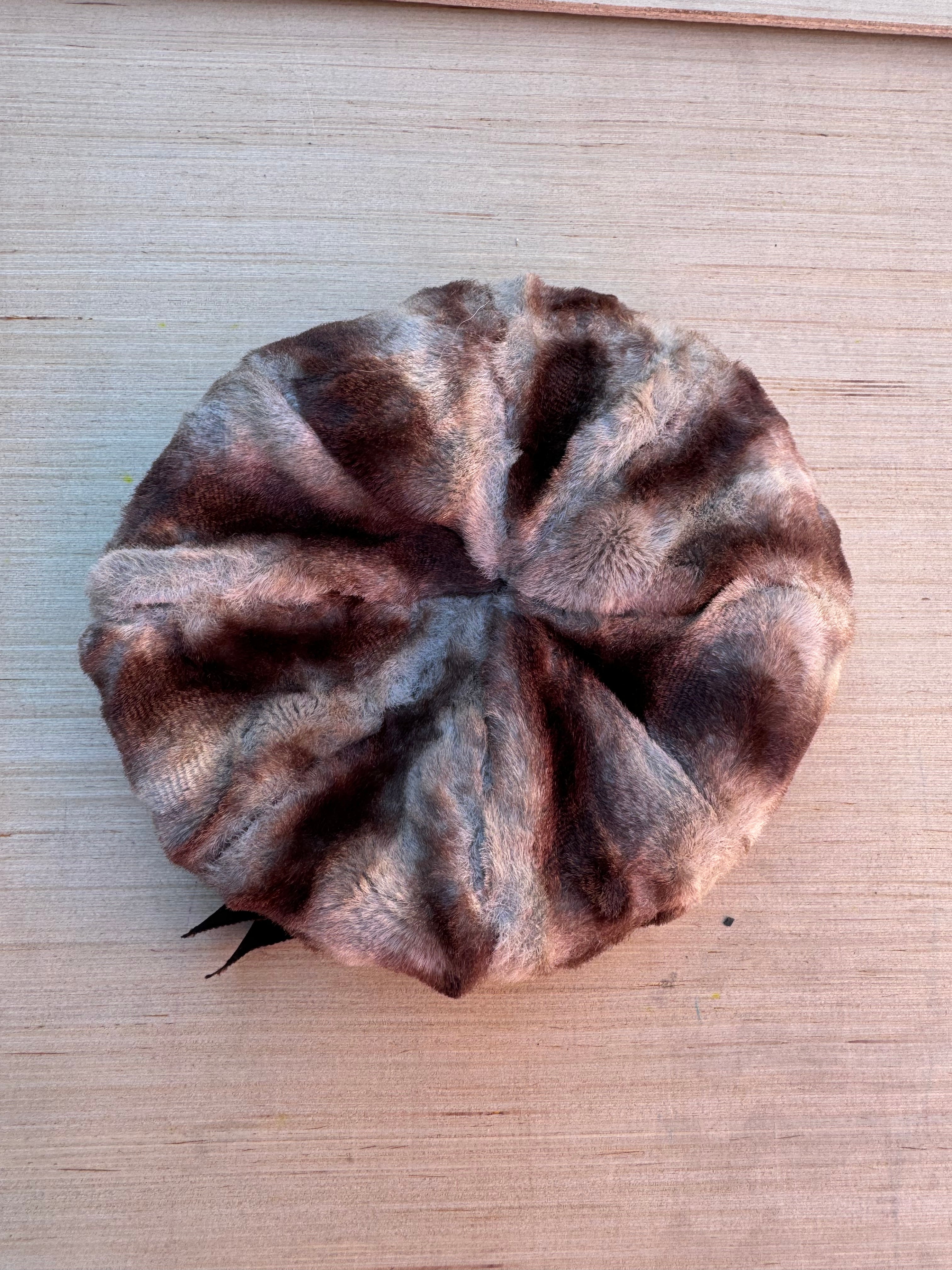 vtg faux fur hat