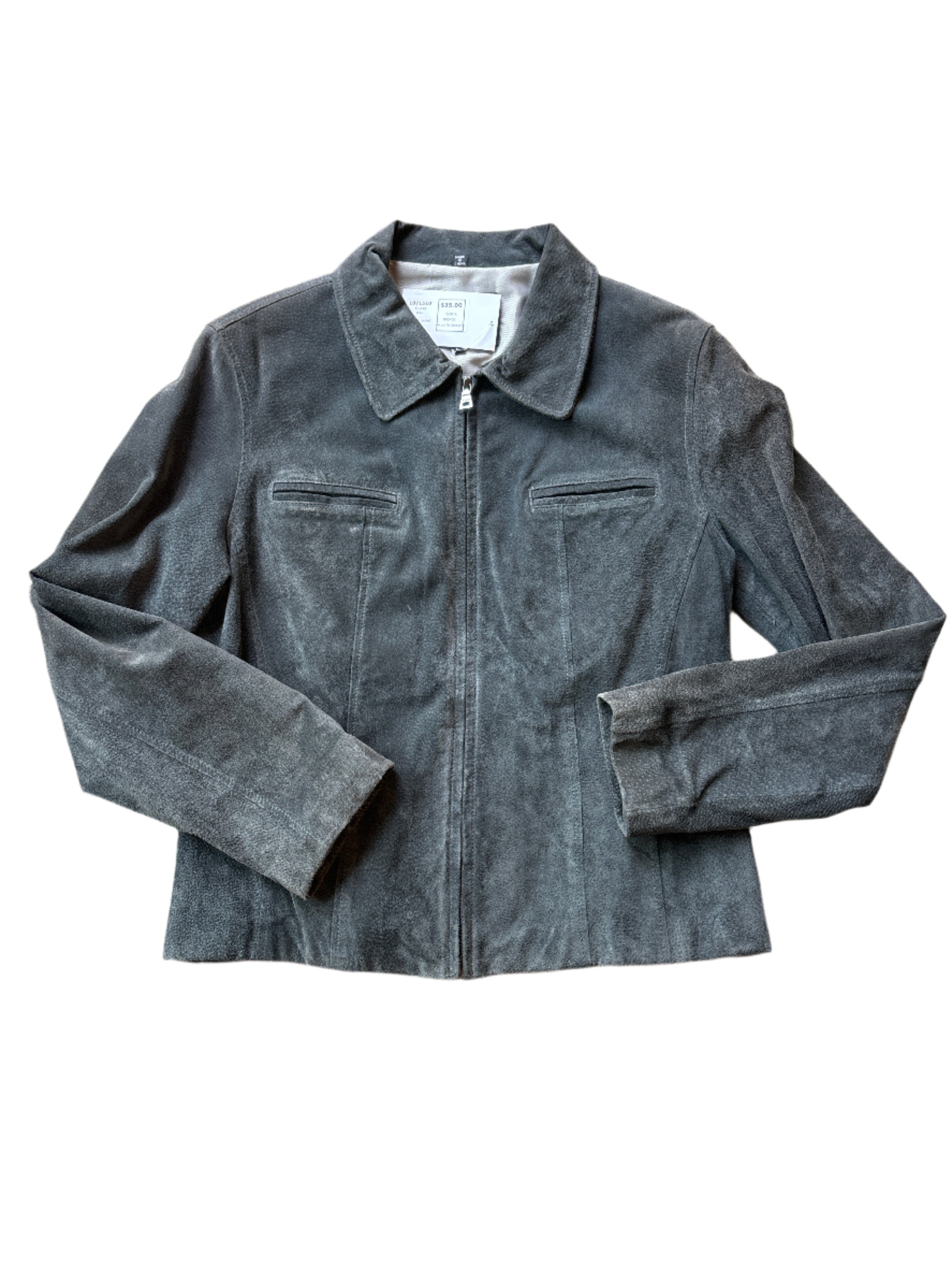 Grey Guess suede jacket, L