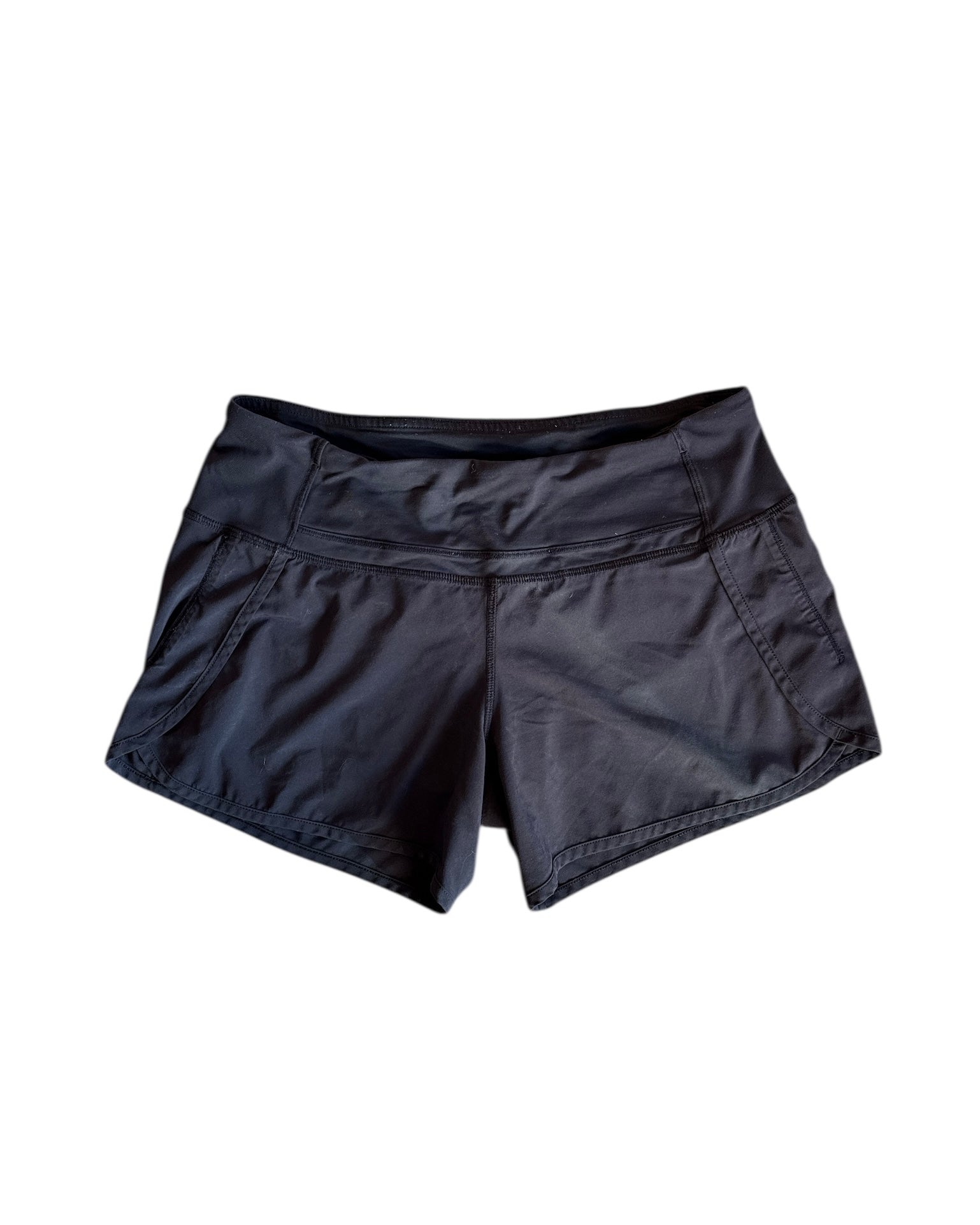 black lululemon active shorts, 4