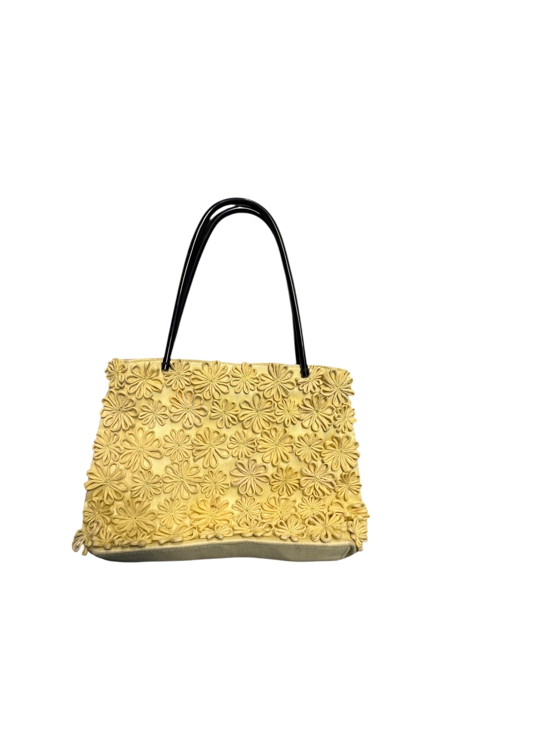 yellow  flower mini bag