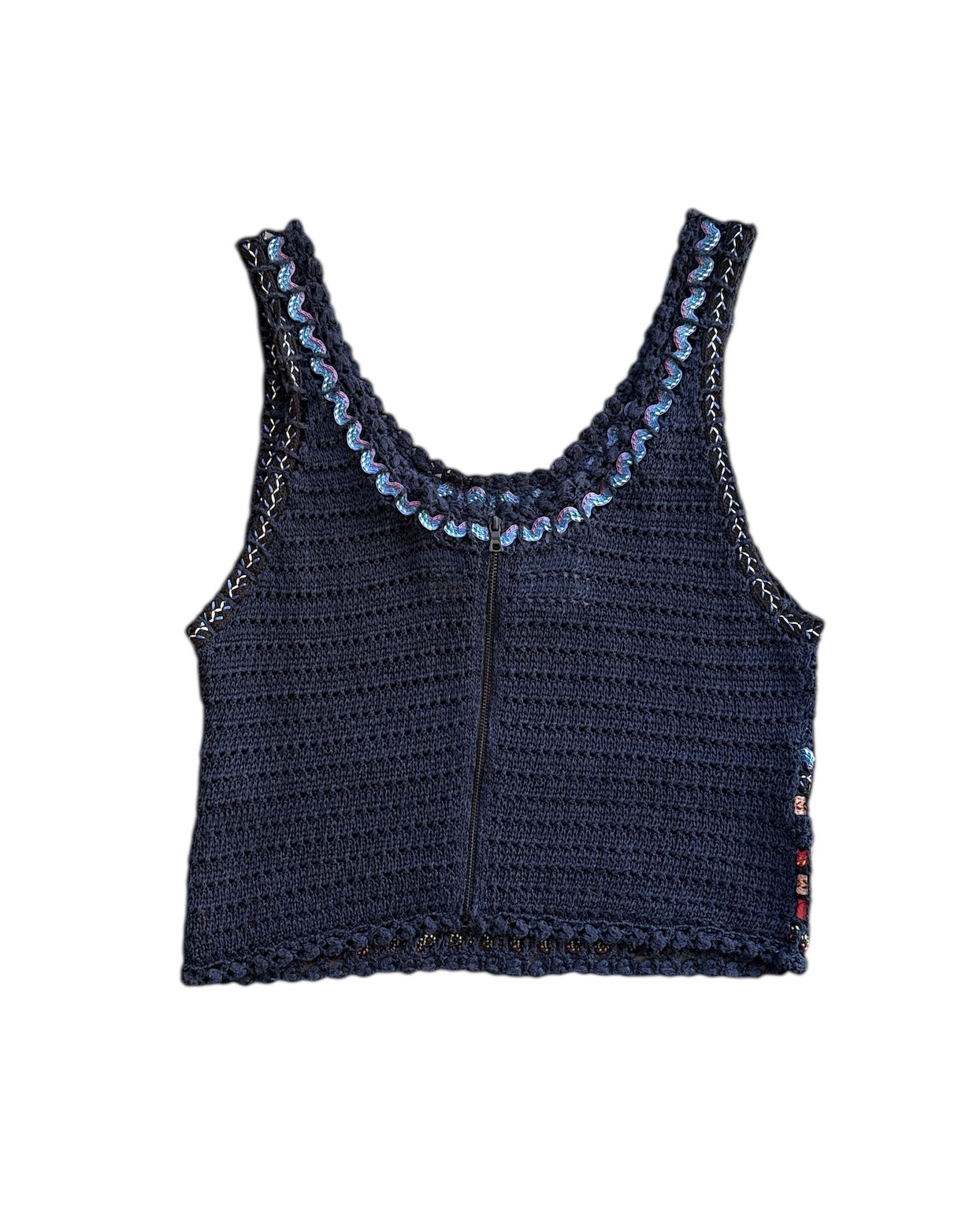 blue alice and olivia knit tank nwt, m