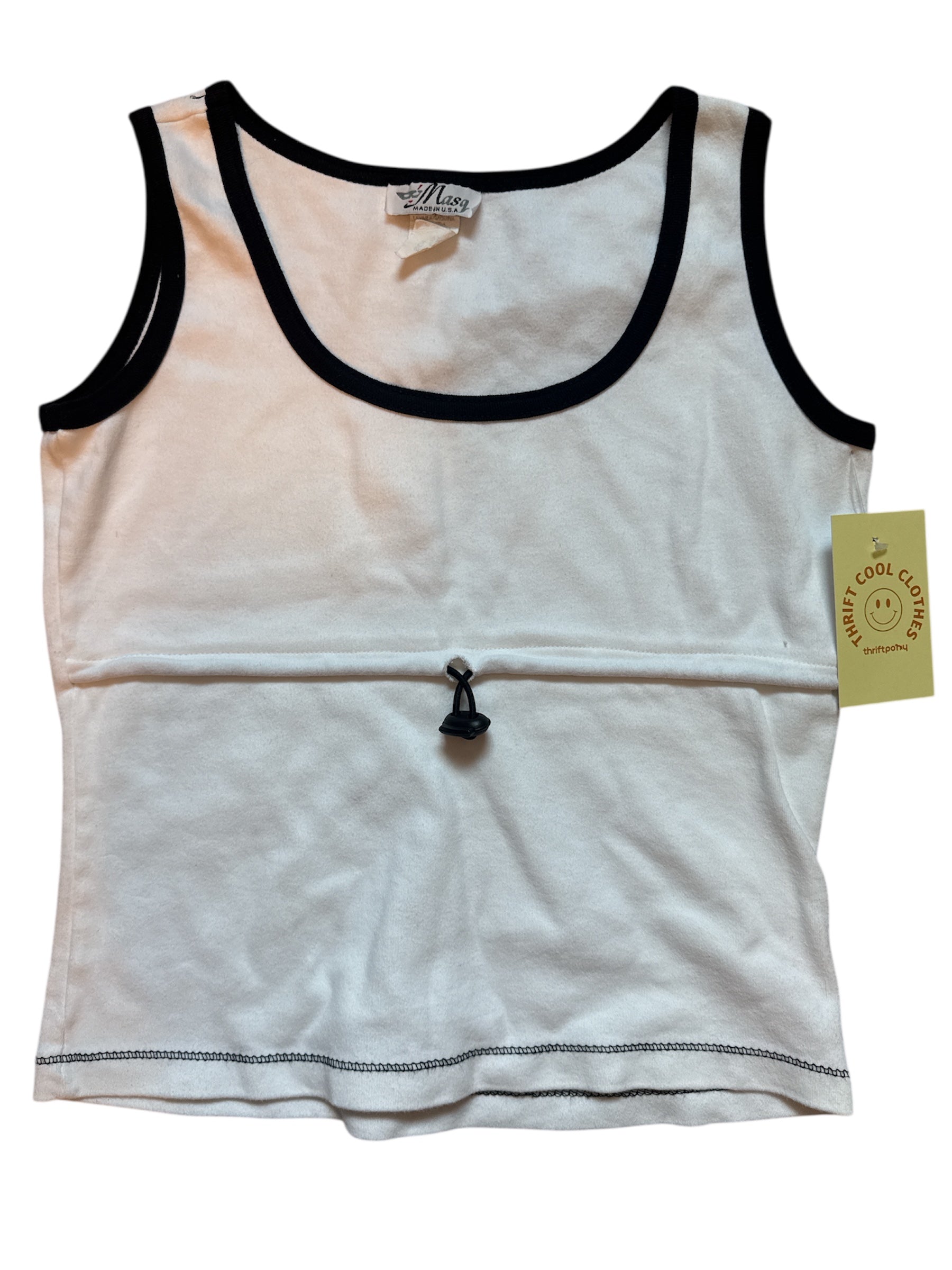 White black Masq Vtg sweat set, S
