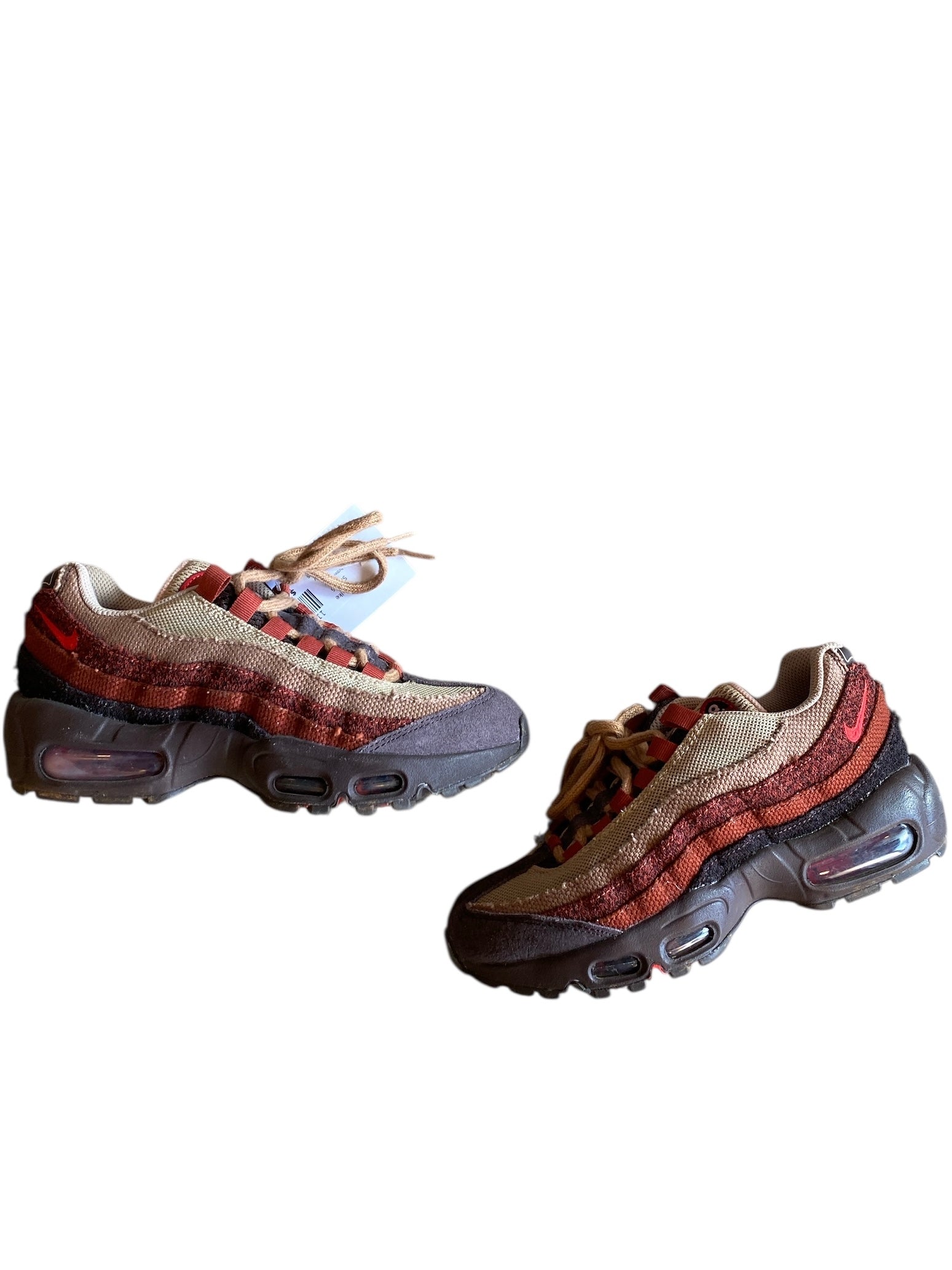 brown pink nike chunky sneakers, 6