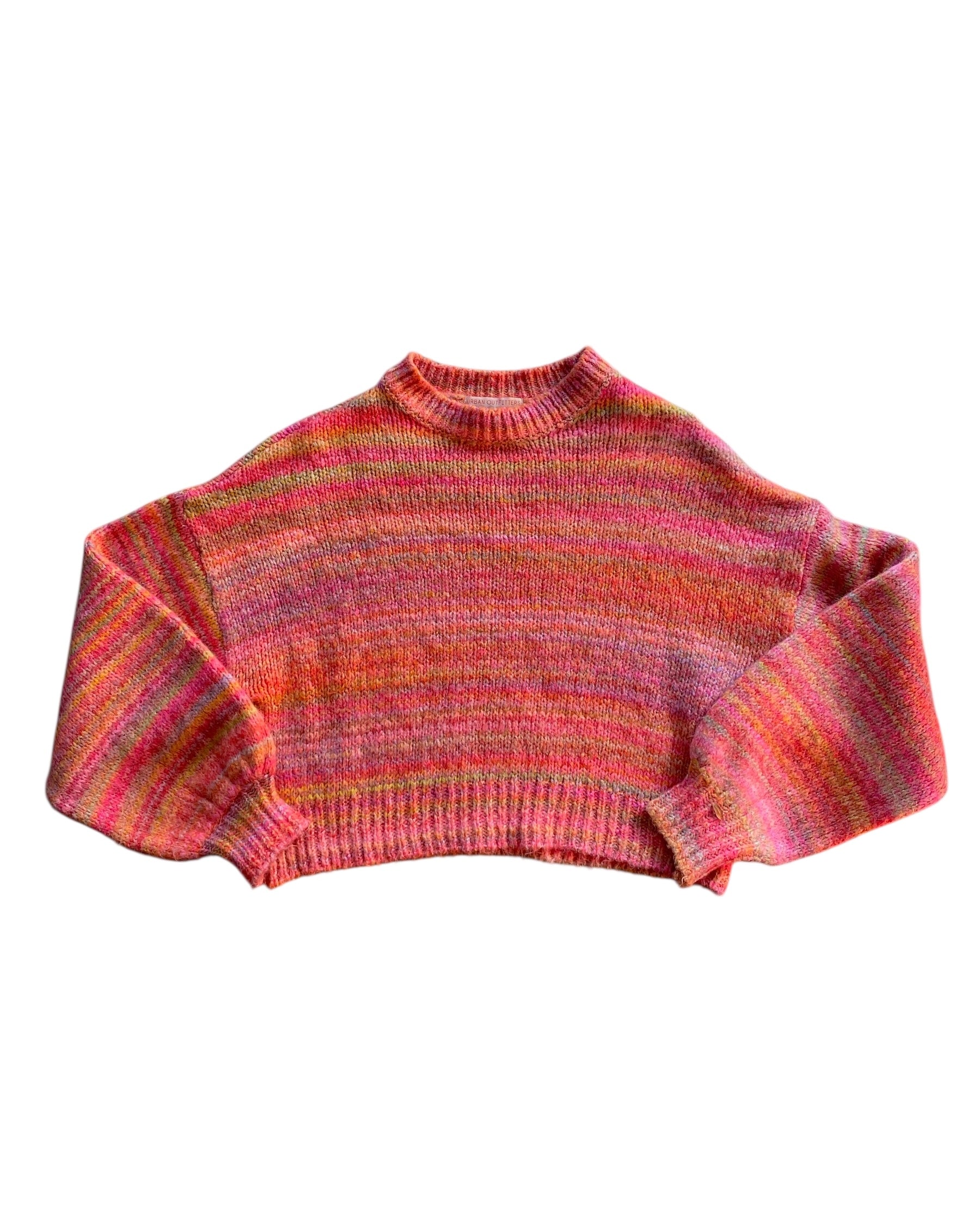 Pink Urban outfitters Knit colorful sweater, Xs