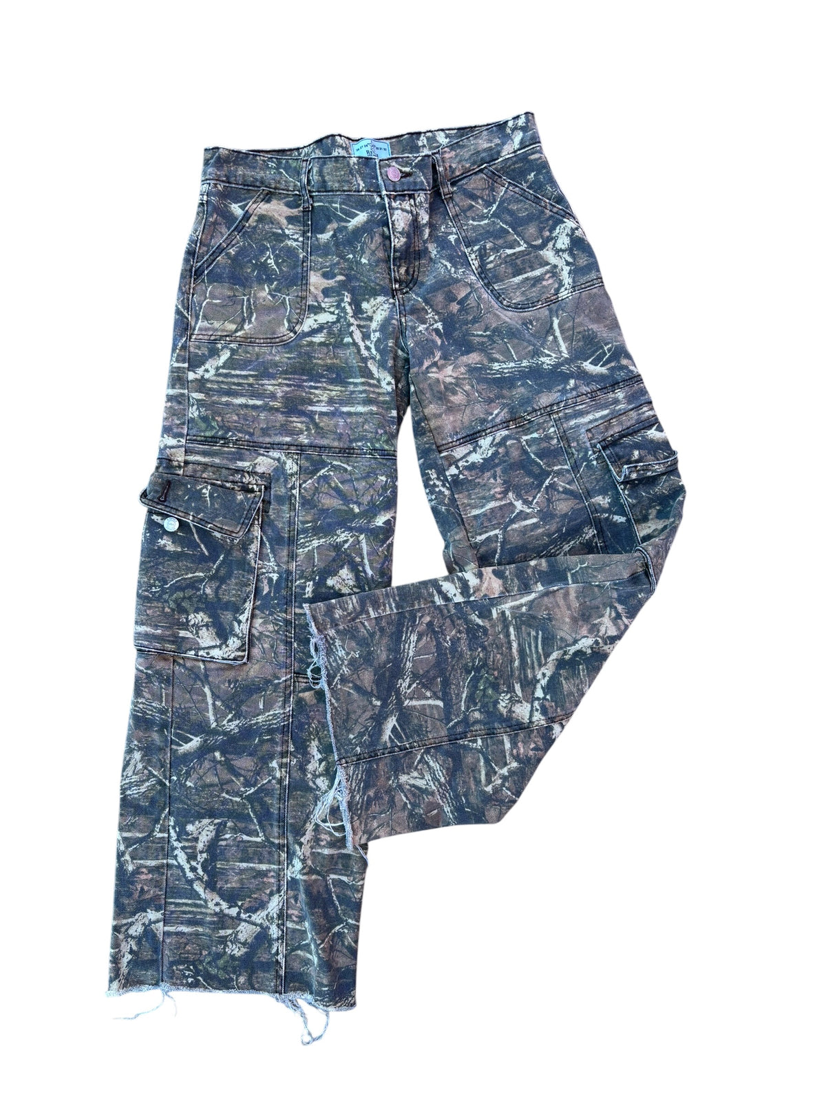 green brown revice camo cargo pants, 29