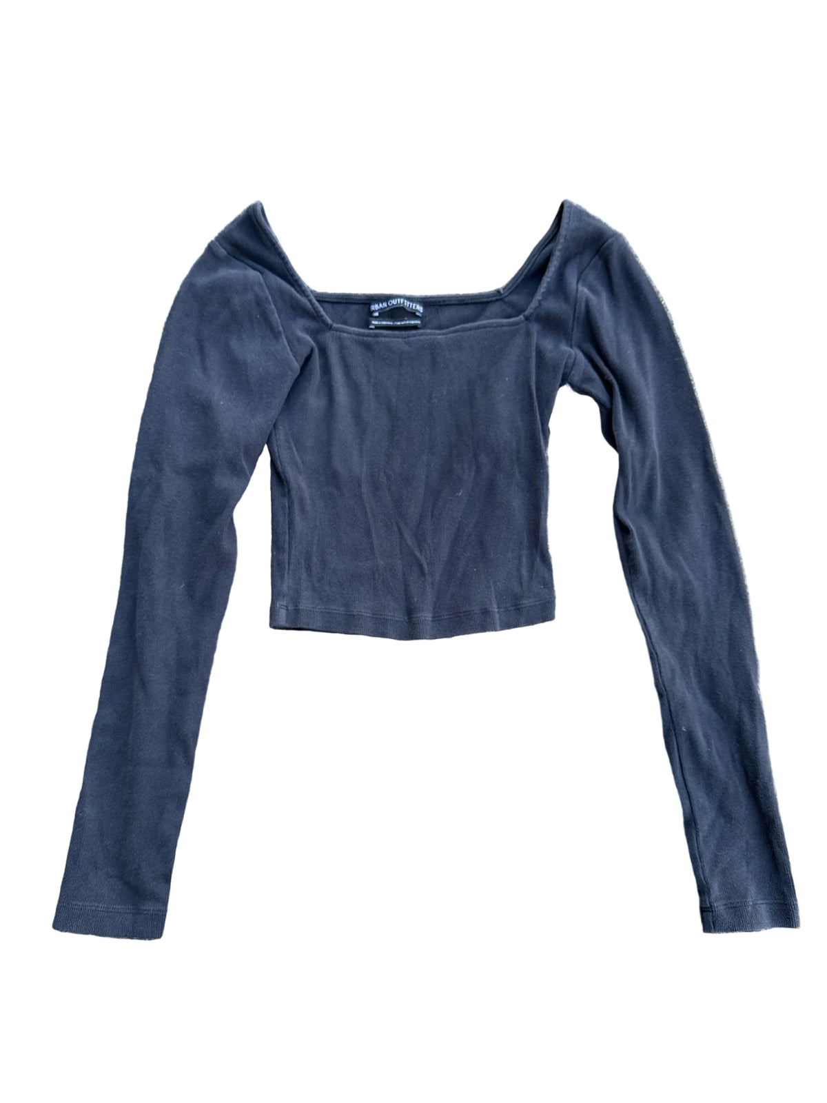 black urban outfitters square neck ls top, M