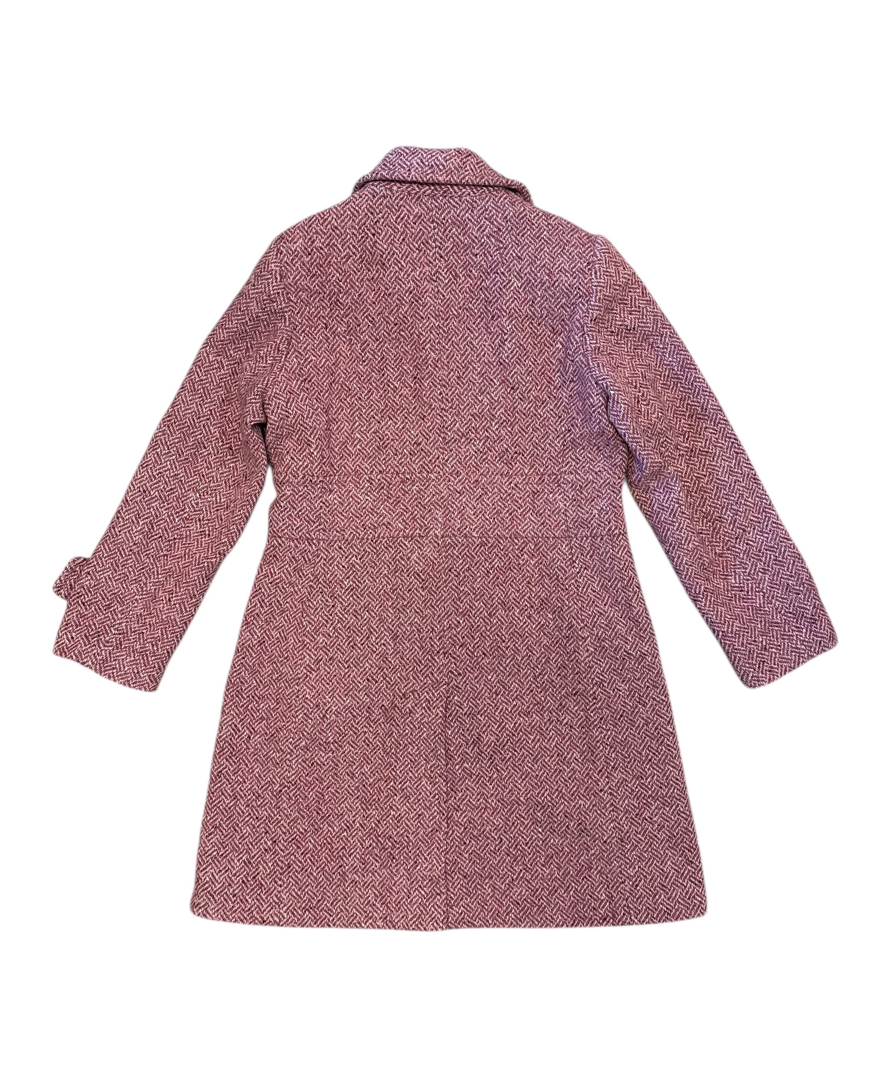 pink new york & co tweed coat, 8