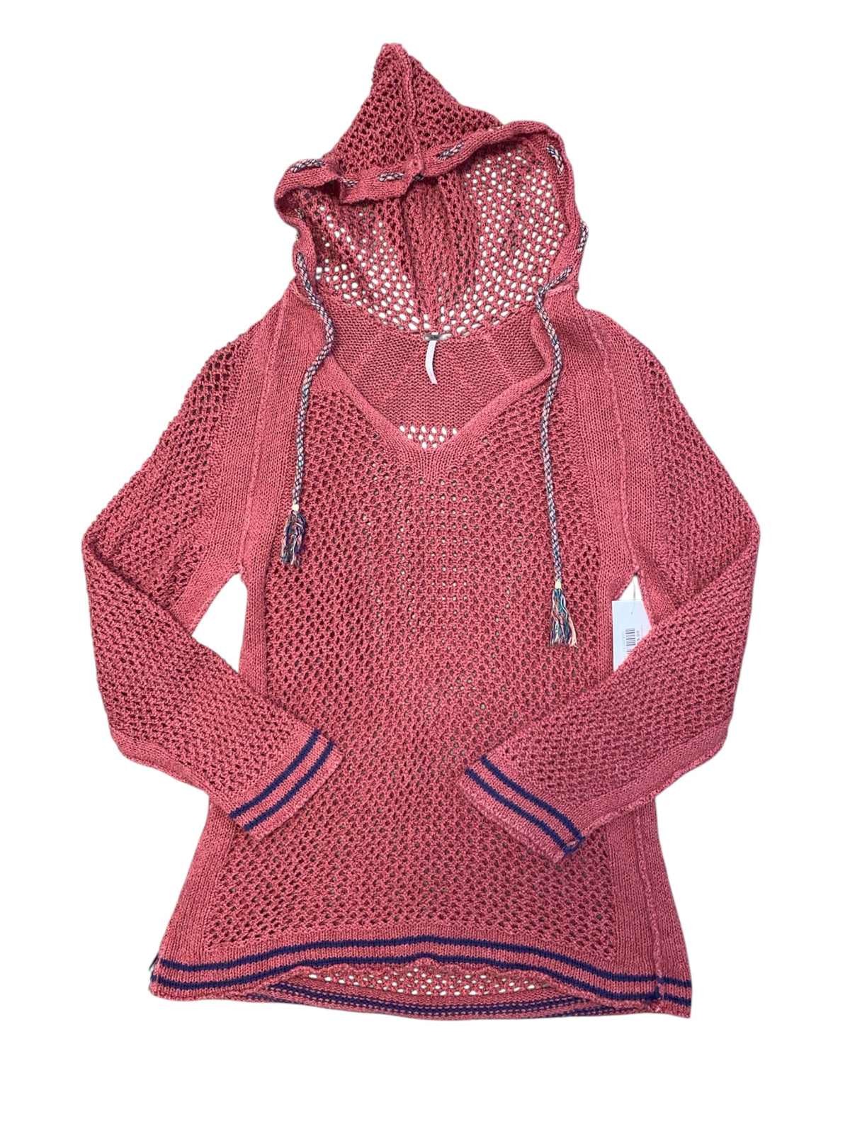 red free people knot hoodie, s