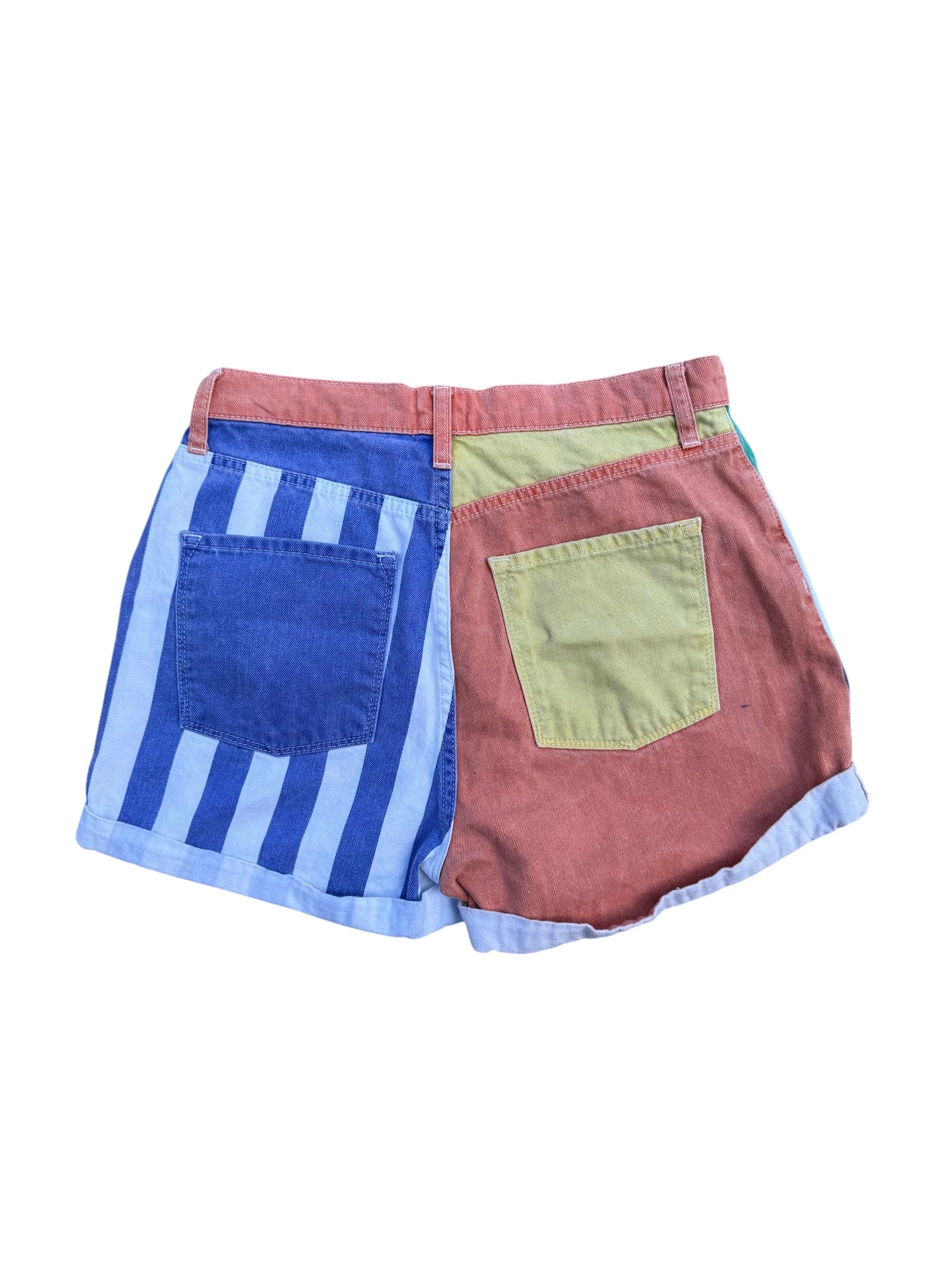 Multi BDG Striped retro shorts, 28