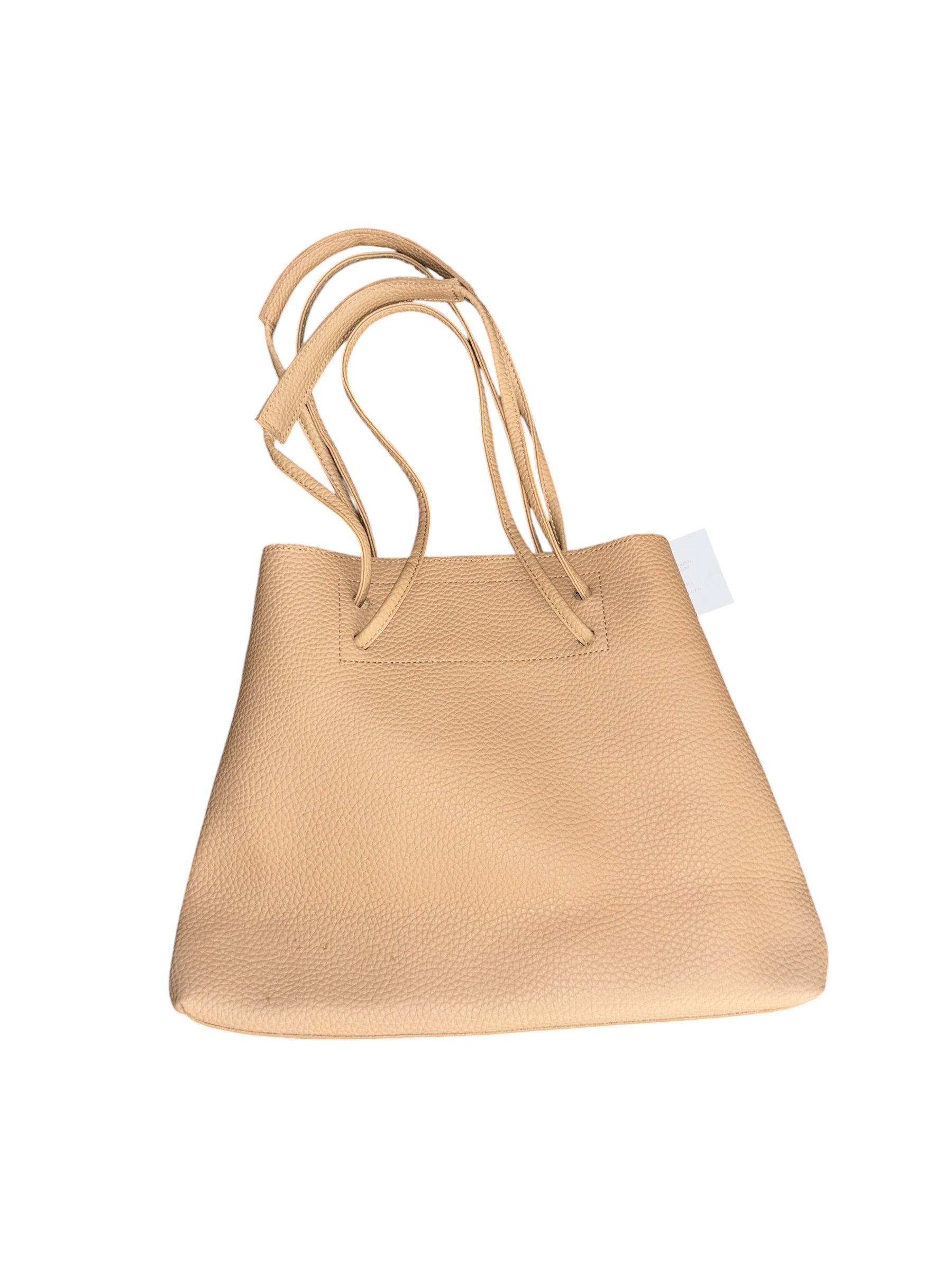 tan & other reasons pebbled leather bag
