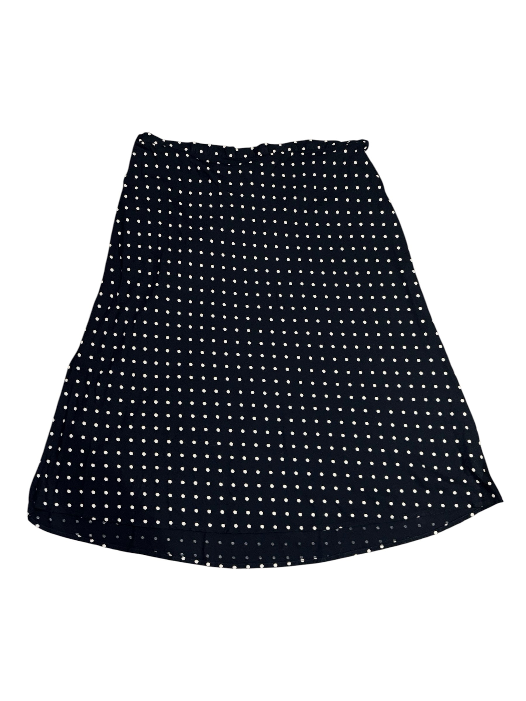 navy white old navy polka dot midi skirt, 2x