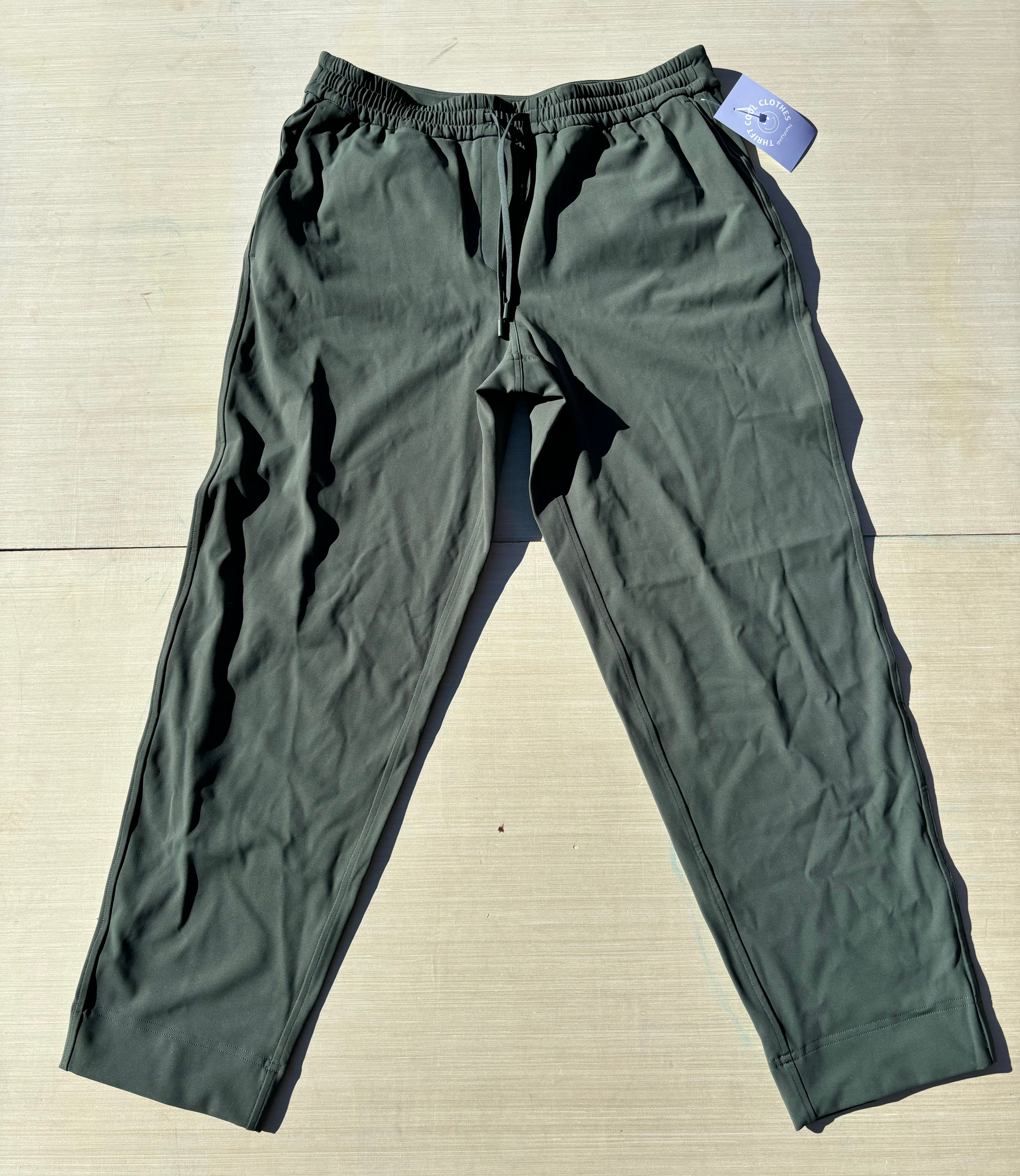 Green Lululemon Work pants, M