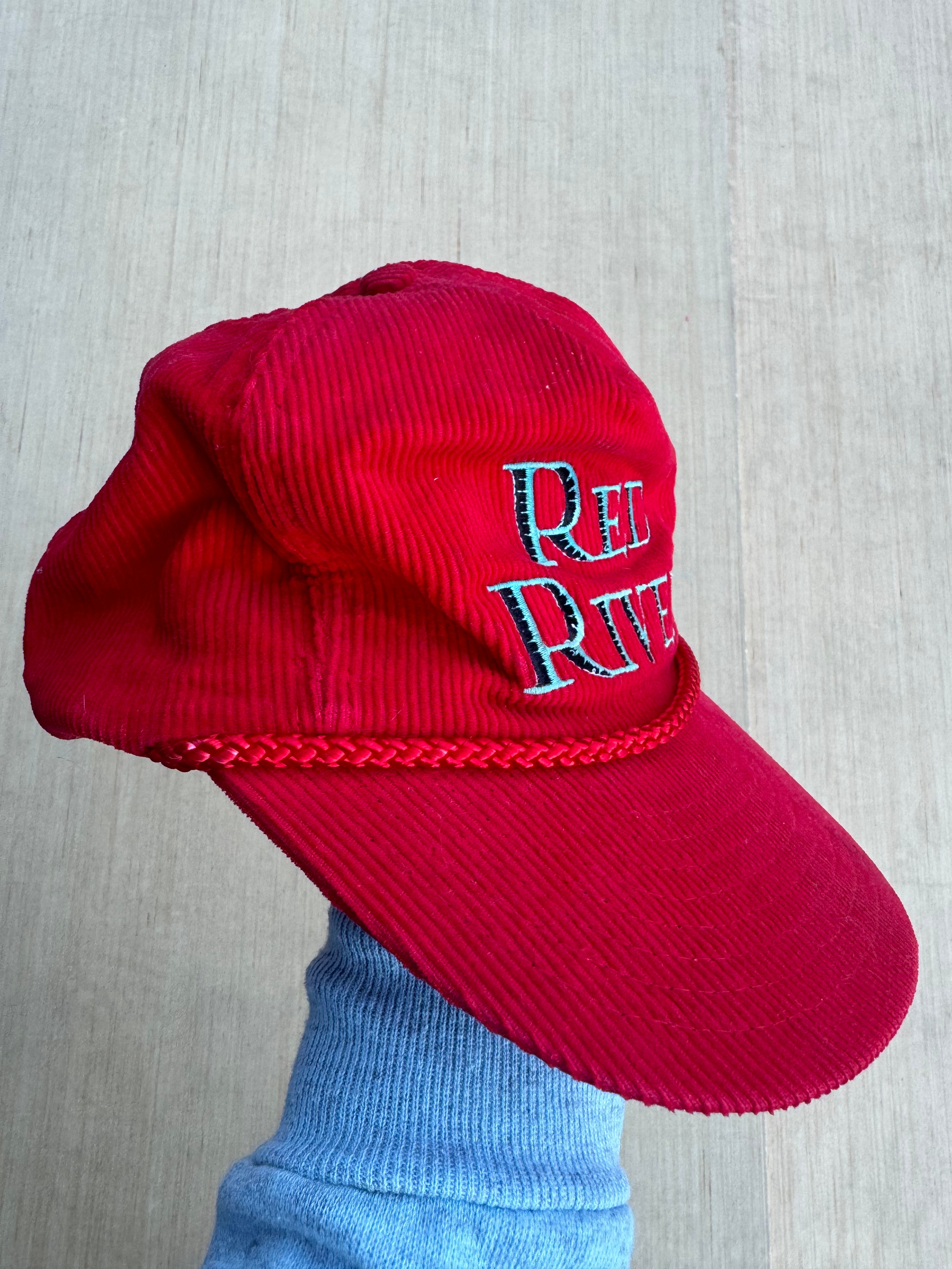 red  vtg red river hat
