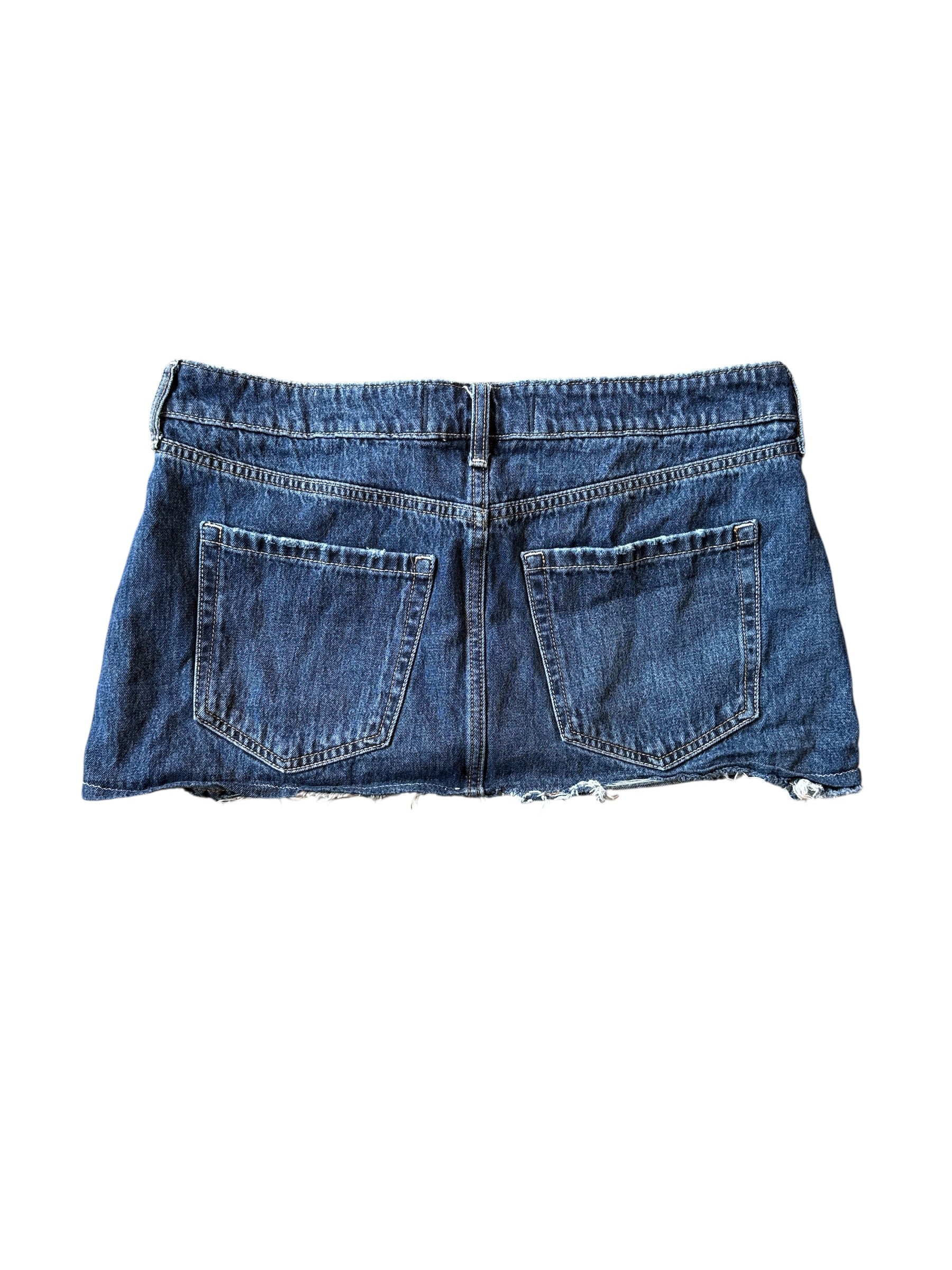 blue Hollister Dark denim mini skort, 12