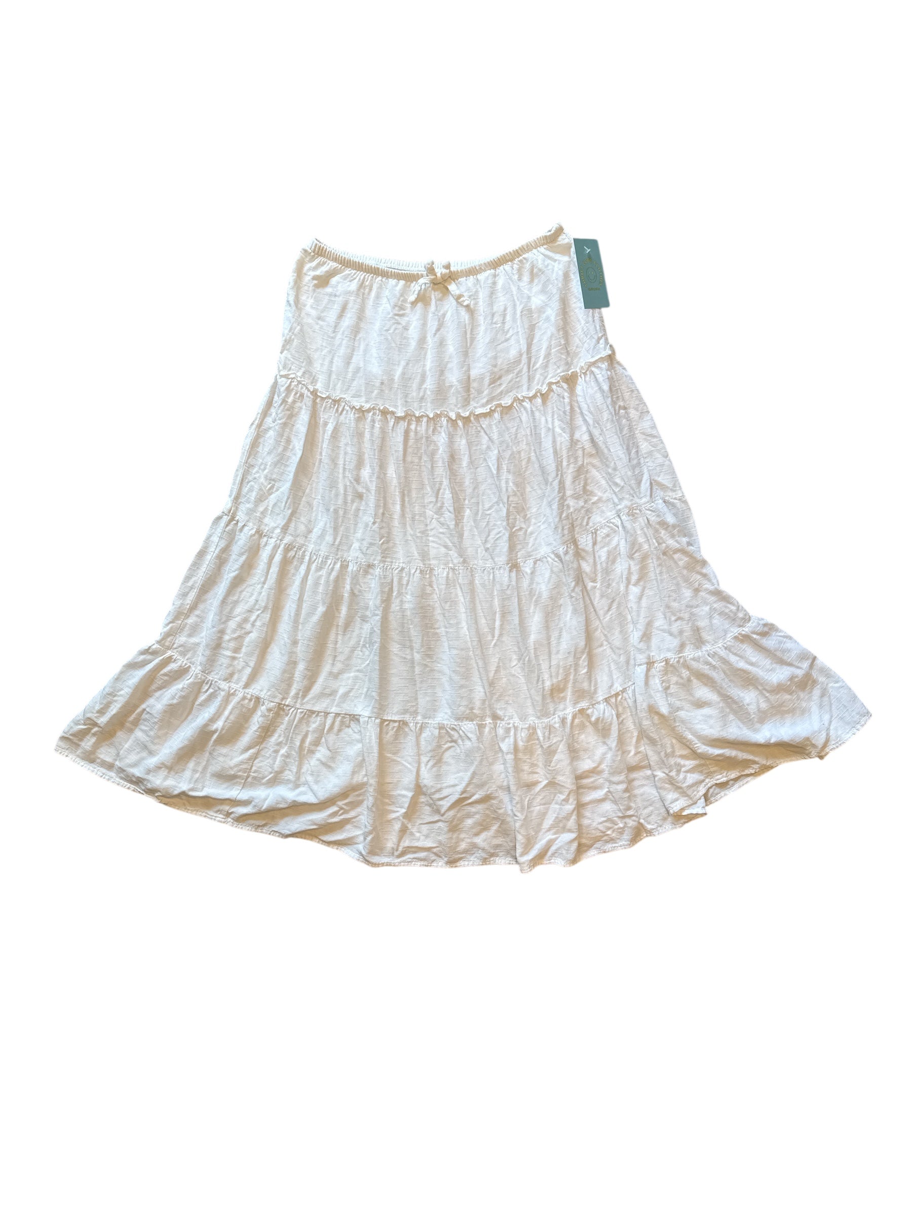 white art class tiered cutie skirt, xxl (fits like s)