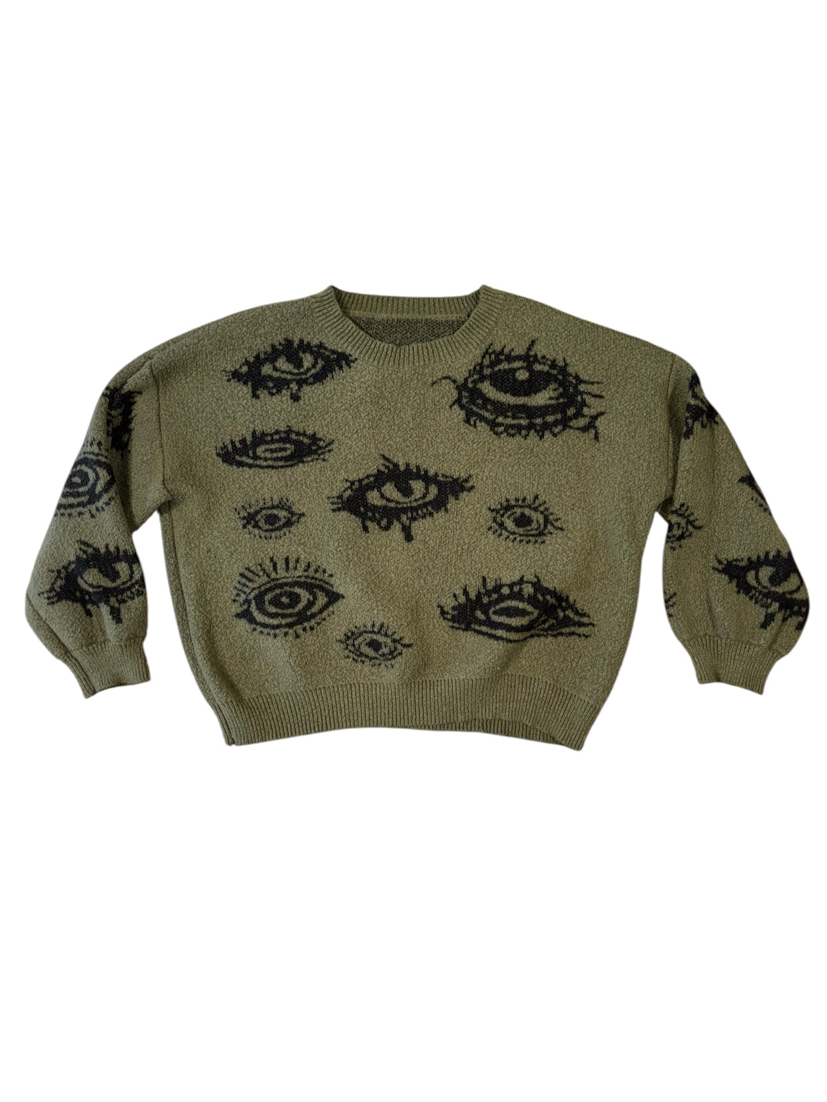 green black  eye sweater, xxl