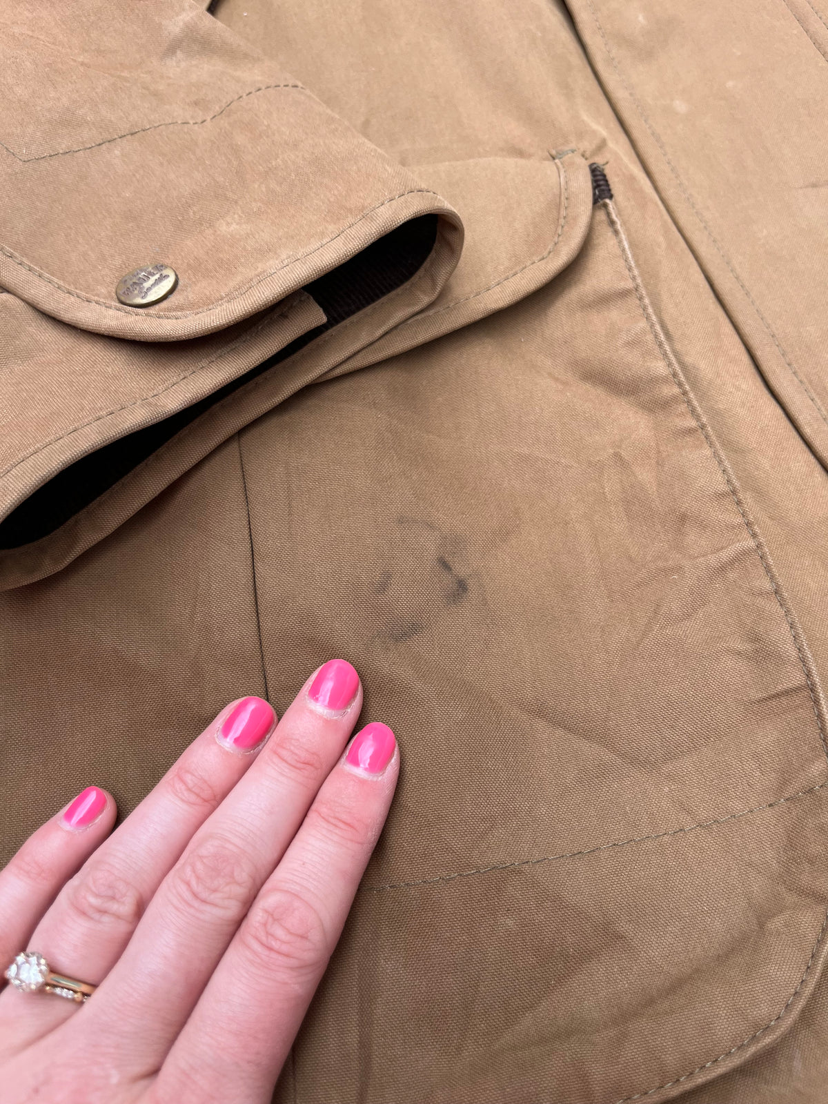 Brown Eddie Bauer vtg jacket, XL