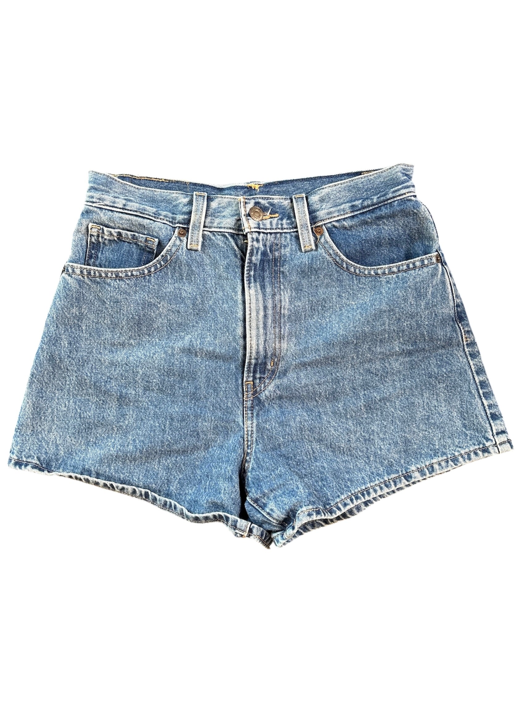 Blue Levis Dad shorts, W28