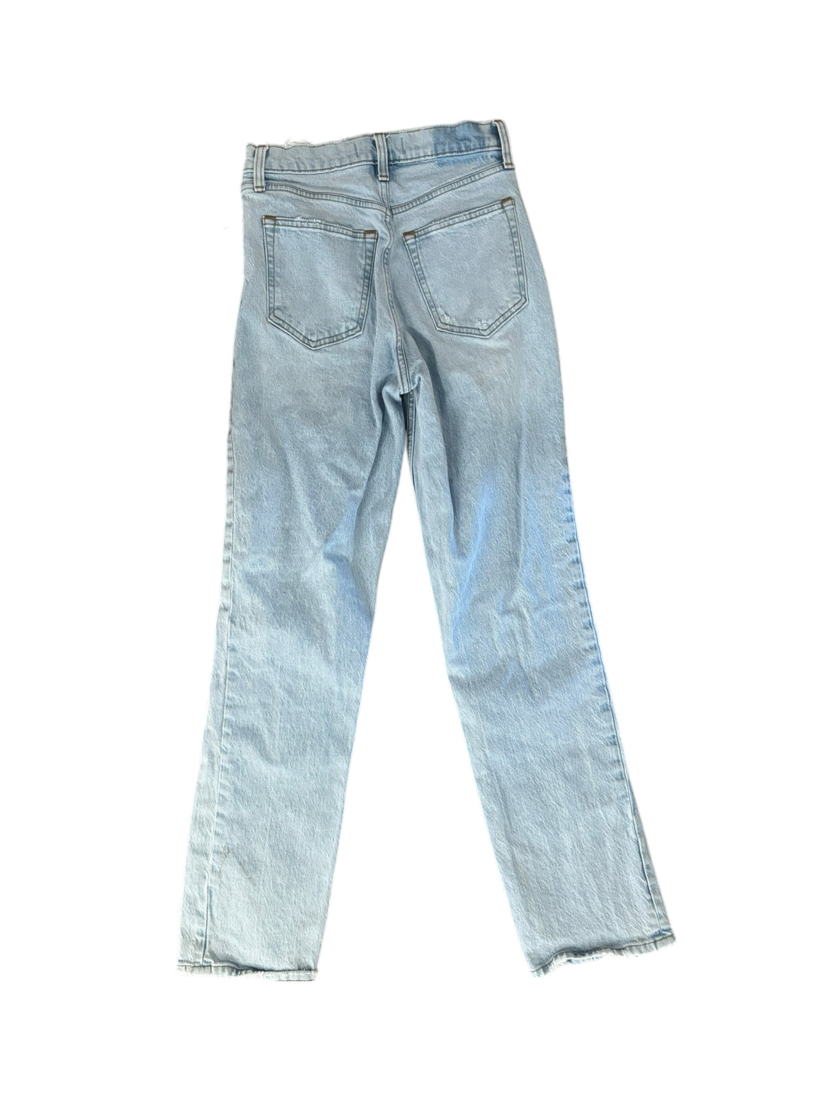 blue abercrombie center seam jeans, 26