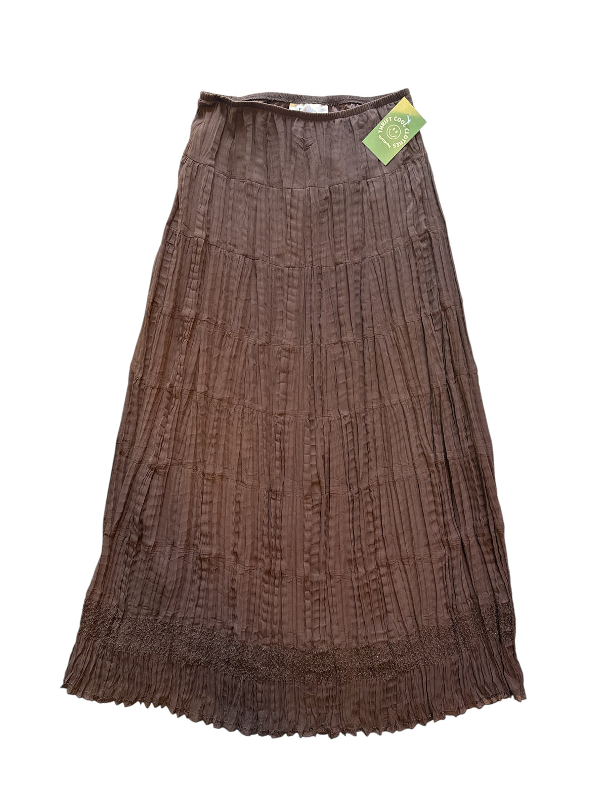 brown dressbarn plisse maxi skirt, 6