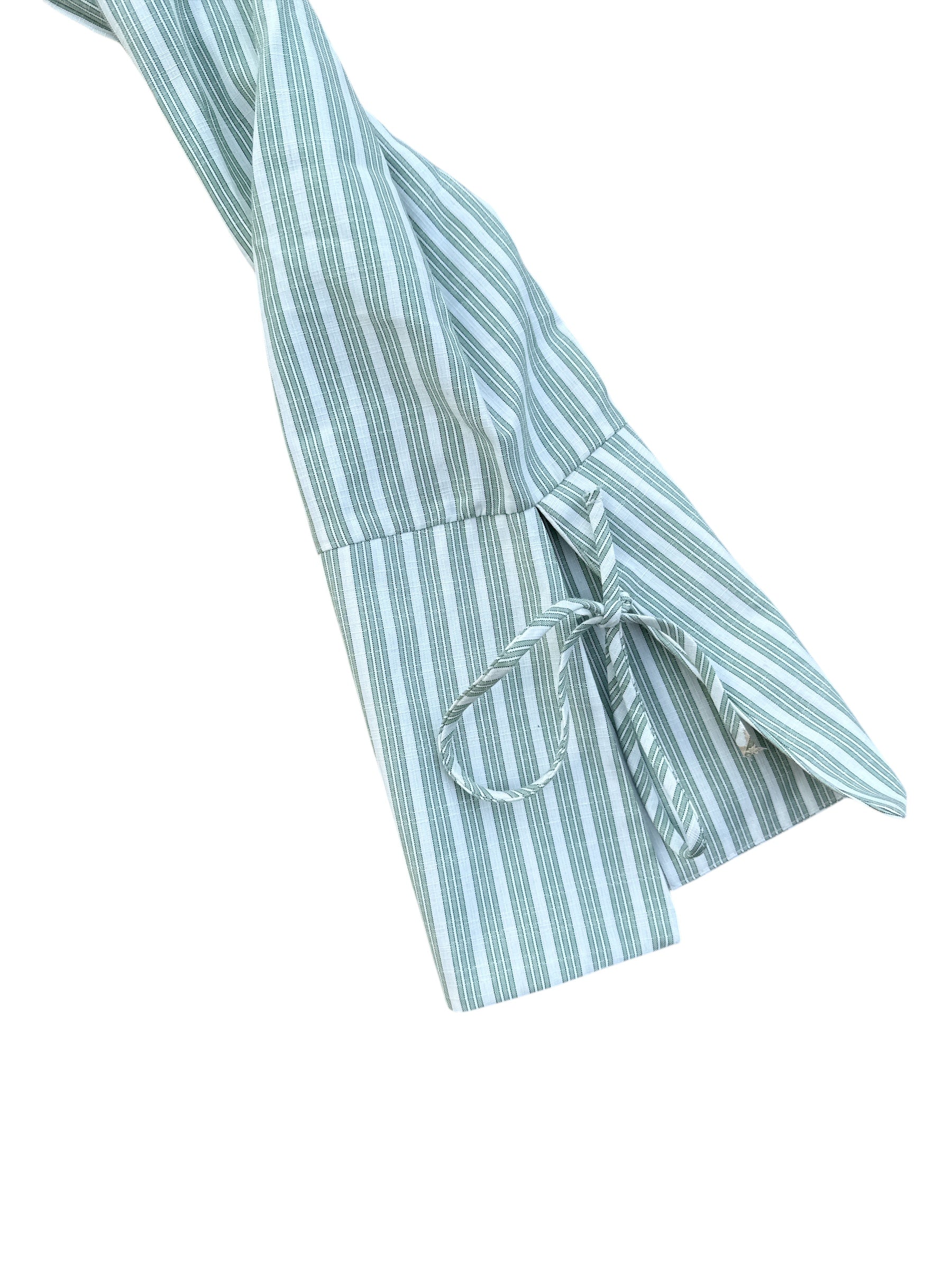 green white topshop striped ruch button down, 4