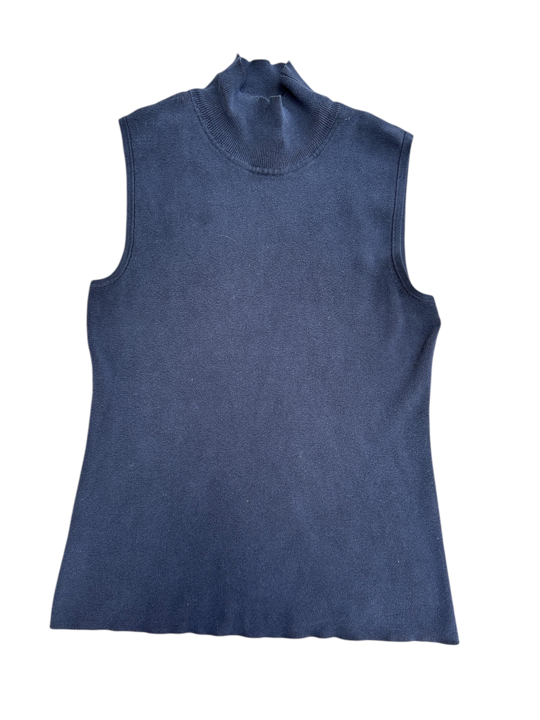 black chicos knit turtleneck tank, 0