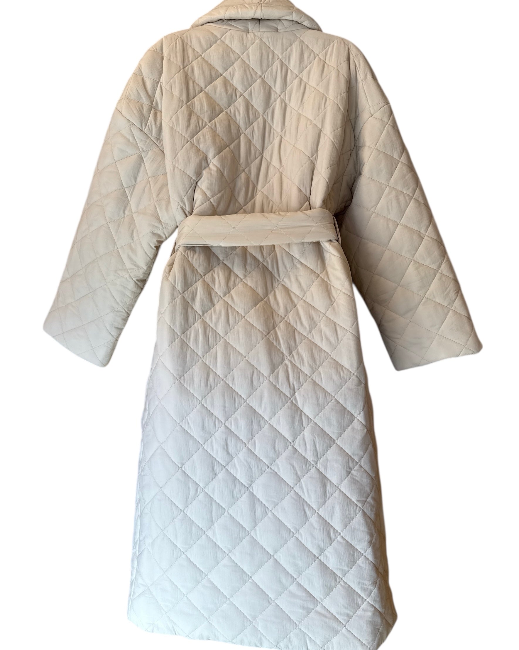 Off white 545 Quilted trench, M/l