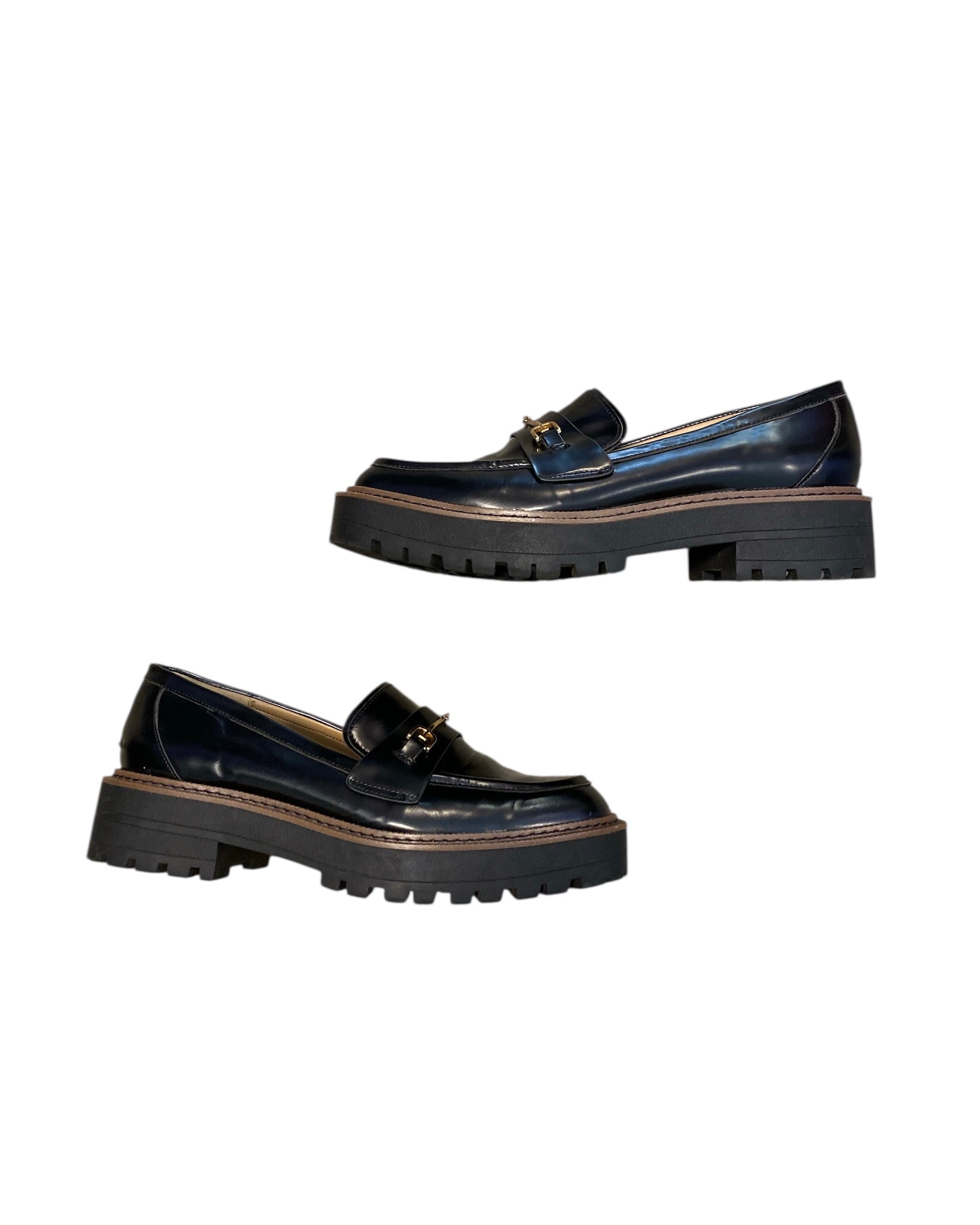 black sam edelmans loafers, 10