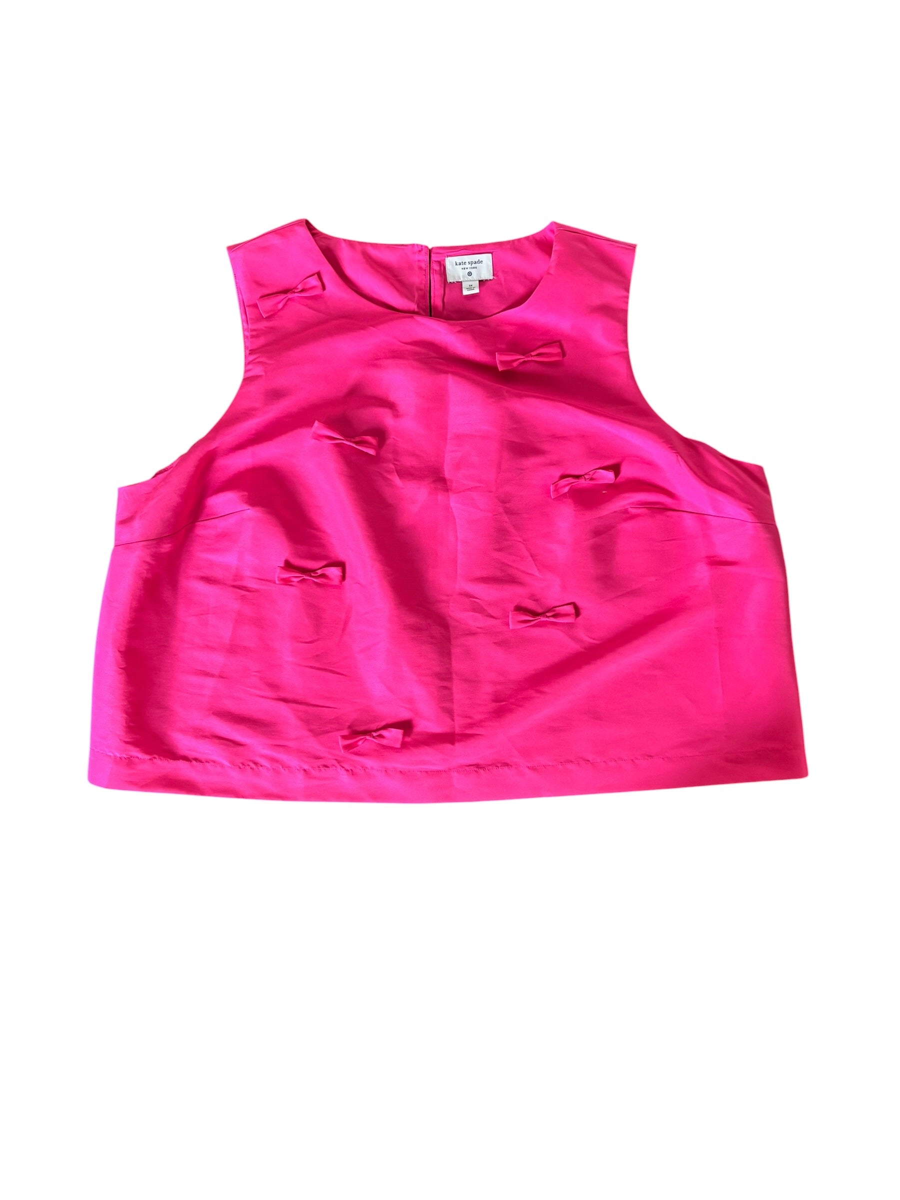 pink kate spade bow tank, 3x